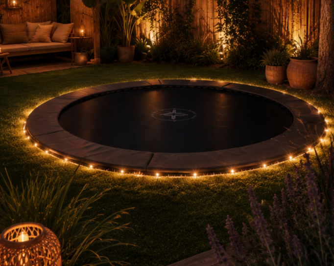 Inspiratie: passende verlichting bij je trampoline
