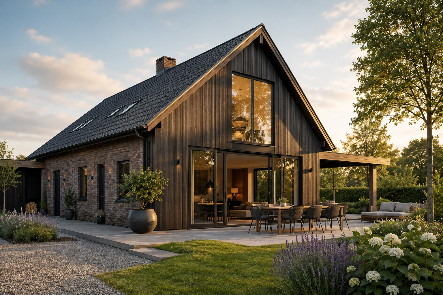 Wonen met een stoer silhouet en slimme indeling
