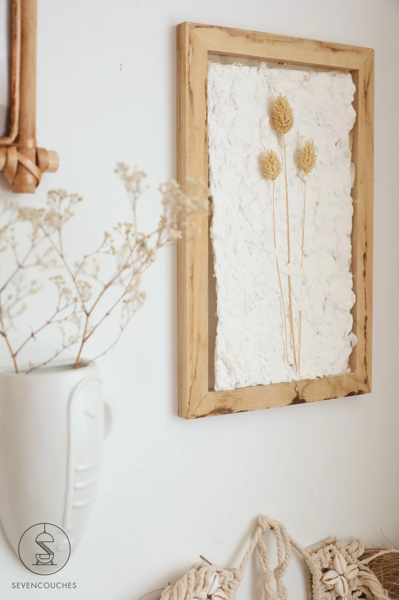 DIY droogbloemen in lijst