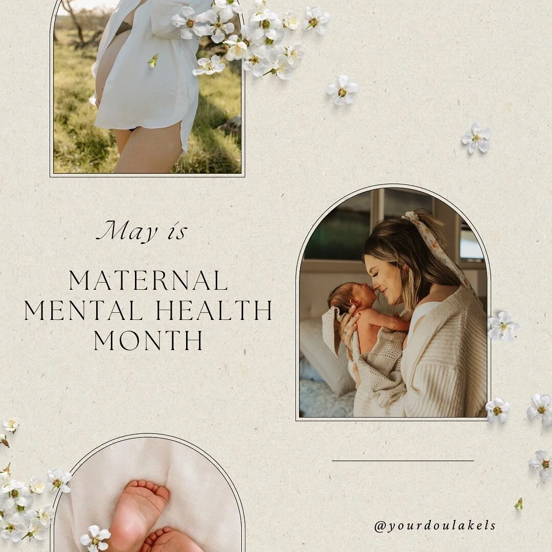 May is Maternal Mental Health Month 🪴

A month near and dear to my heart. Not only because I have suffered from postpartum mood disorders, but because SO MANY other parents have too. 

It is SO COMMON for new parents to struggle with their mental he