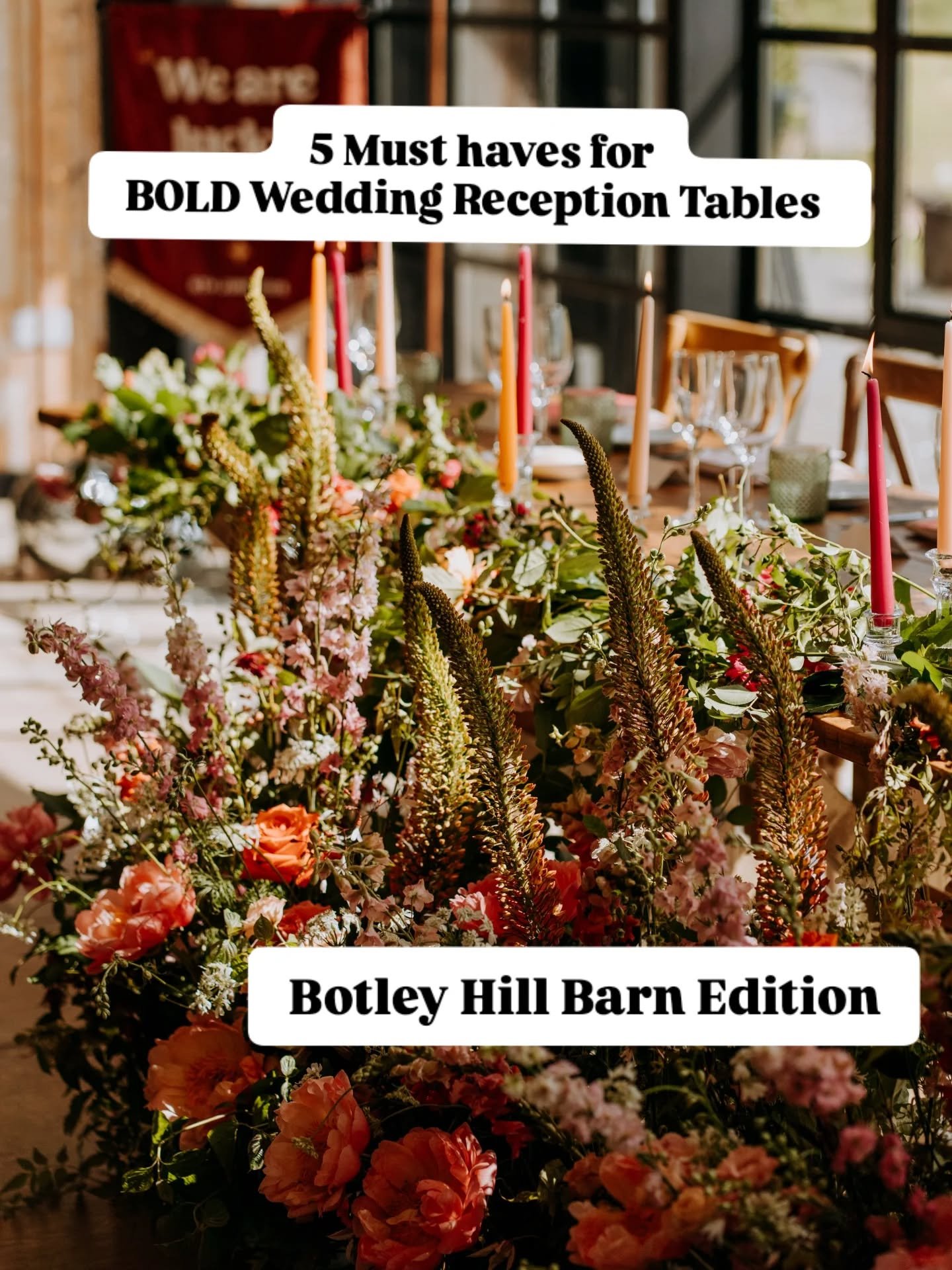 Let&rsquo;s face it &mdash; your guests spend most of the day at the tables, lingering over food, wine and conversation. So why not make them unforgettable?

Here are our 5 table must-haves for a wedding breakfast that will keep your guests jaws on t