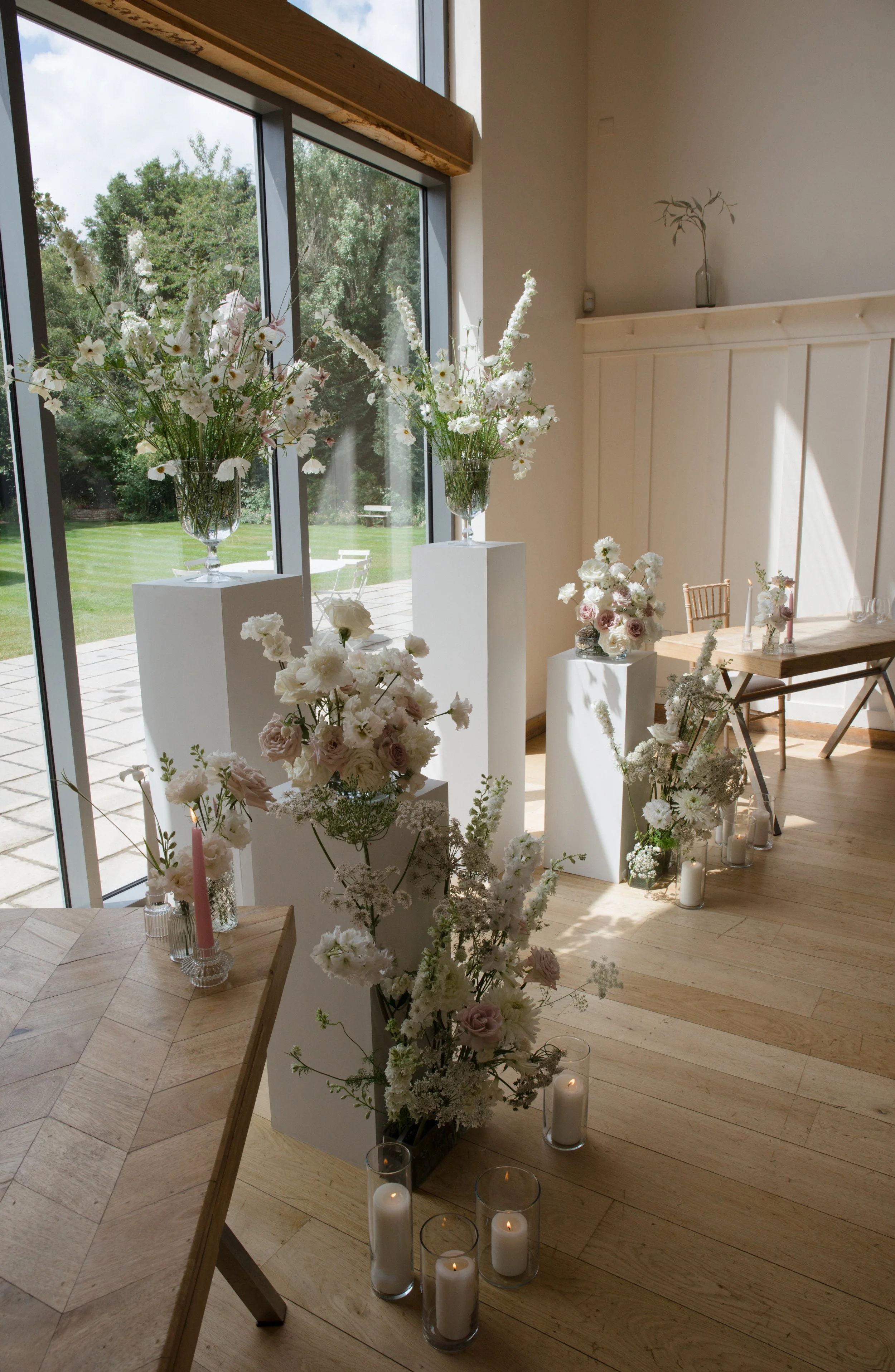 Summer wedding Ceremony at Millbridge Court