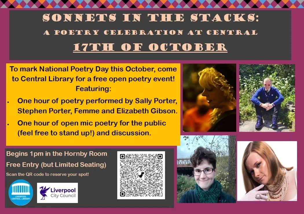 National Poetry Month at Liverpool Central Library: Guest Performance