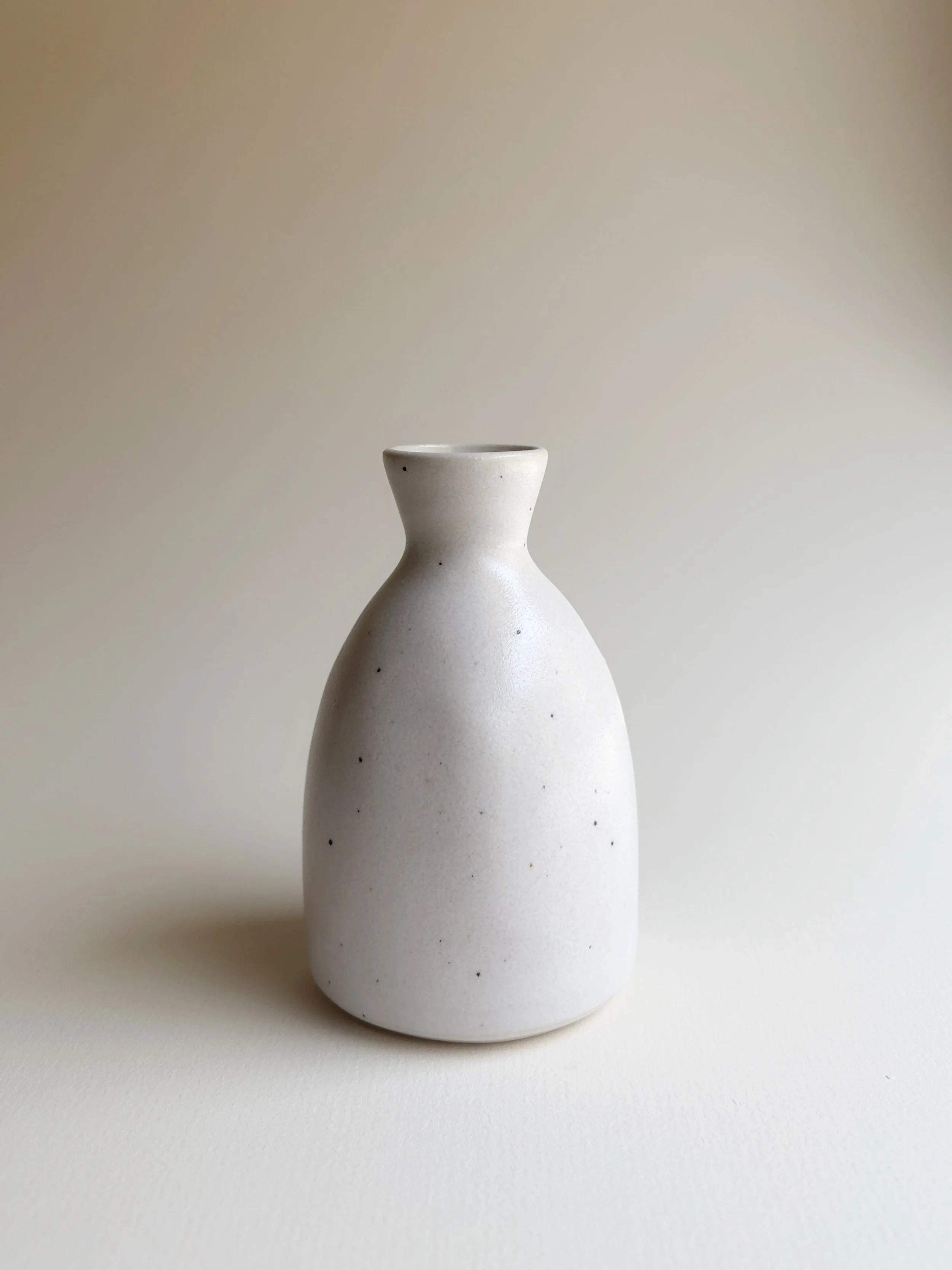Little Fire Ceramics_Handmade_4 inch_Bud Vase_dalmatian.JPG