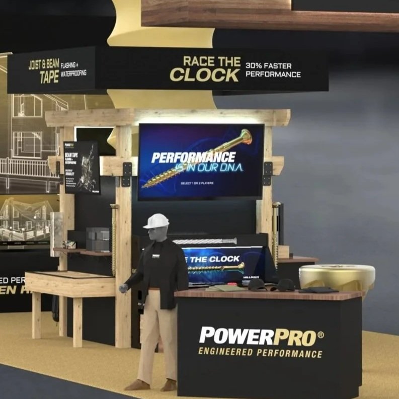 PowerPro Trade Show Booth
