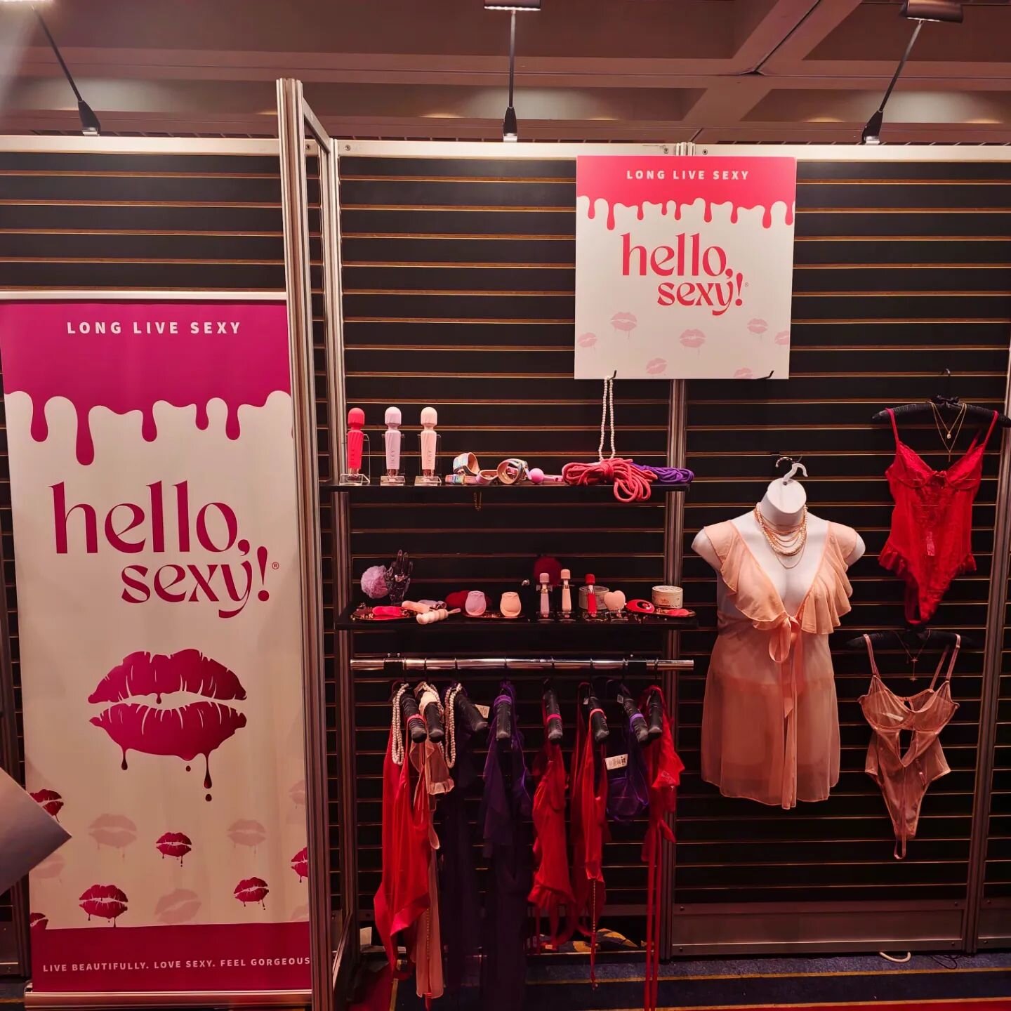 Coming soon, &quot;Hello, Sexy!&quot; by @thankmenowbrands ! Here's a quick look at our sites at the @altitudeshow . More closeups and reveals to come!

📷: @thecoybox

#altitudeshow #comingsoon #reveal #newreleases #springcollection #healthandbeauty