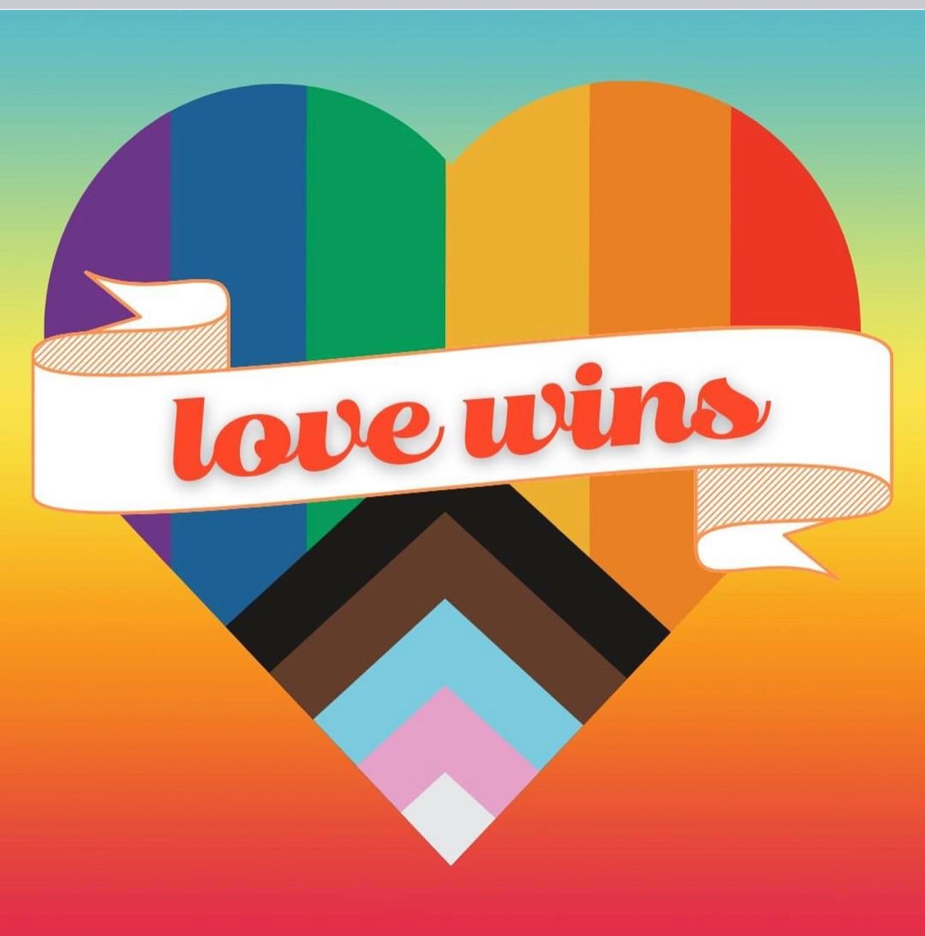LOVE always wins! ❤️🧡💛💚💜 #pridemonth #pride2022 #ally #pride🌈