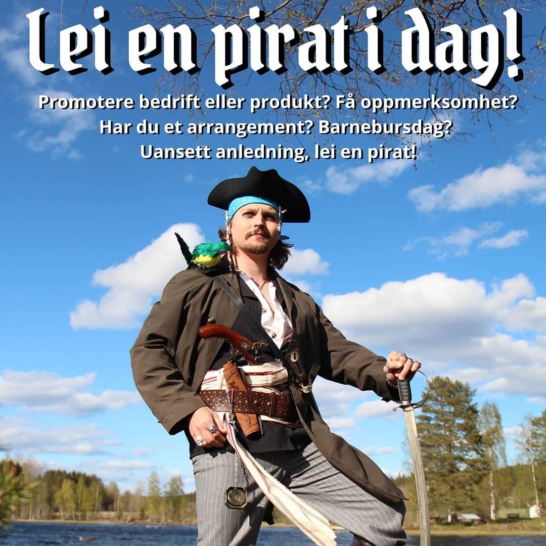 #kapteinpiraja #kongsvinger #visitkongsvinger #glomdalen #pirate #pirat #sj&oslash;r&oslash;ver #sj&oslash;r&oslash;verbursdag #jacksparrow #huggert #bursdag #mittkongsvinger #sol&oslash;r #captainjacksparrow #piraja #papaya #parrot