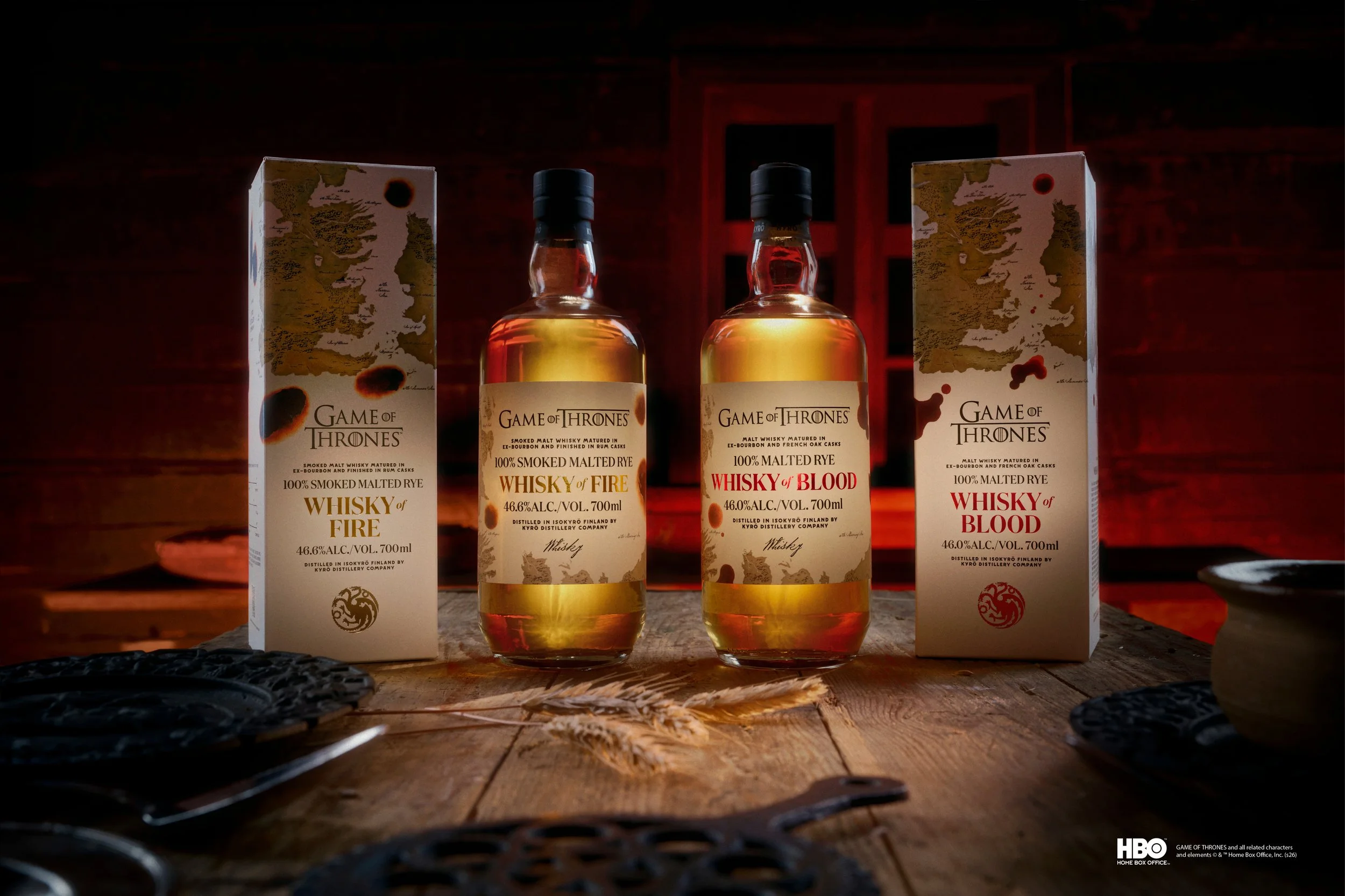 Whisky is coming: Kyrö launches Games of Thrones Blood and Fire