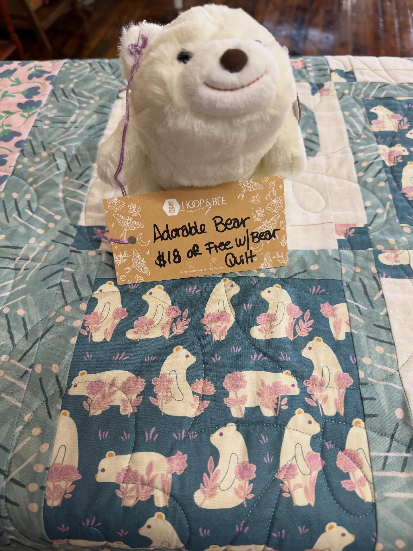 We can bearly contain our excitement for a second day of Eastworks Open Studio! Today is your last chance to shop our Annual Destash Sale, pick up a quilty gift for the holidays, or come say hi!