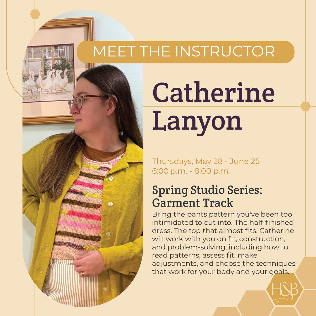 The Spring Studio Series is coming, and we are so excited to share all the details! This series designed for makers who have the ideas, the fabric, and the desire, but could use the time, space, and community to actually do the thing. You just pick w