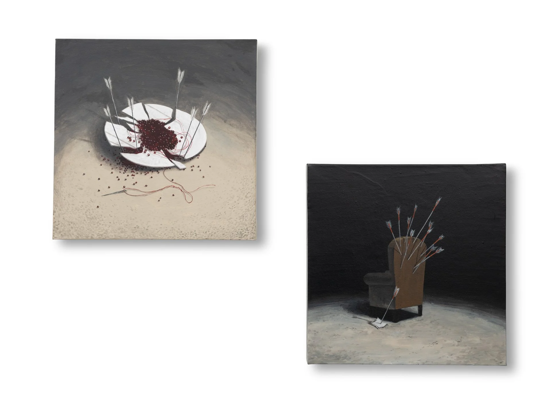 Photos de l'exposition "Au-Delà" de Yujoo Hong - crédit : Inu Studio