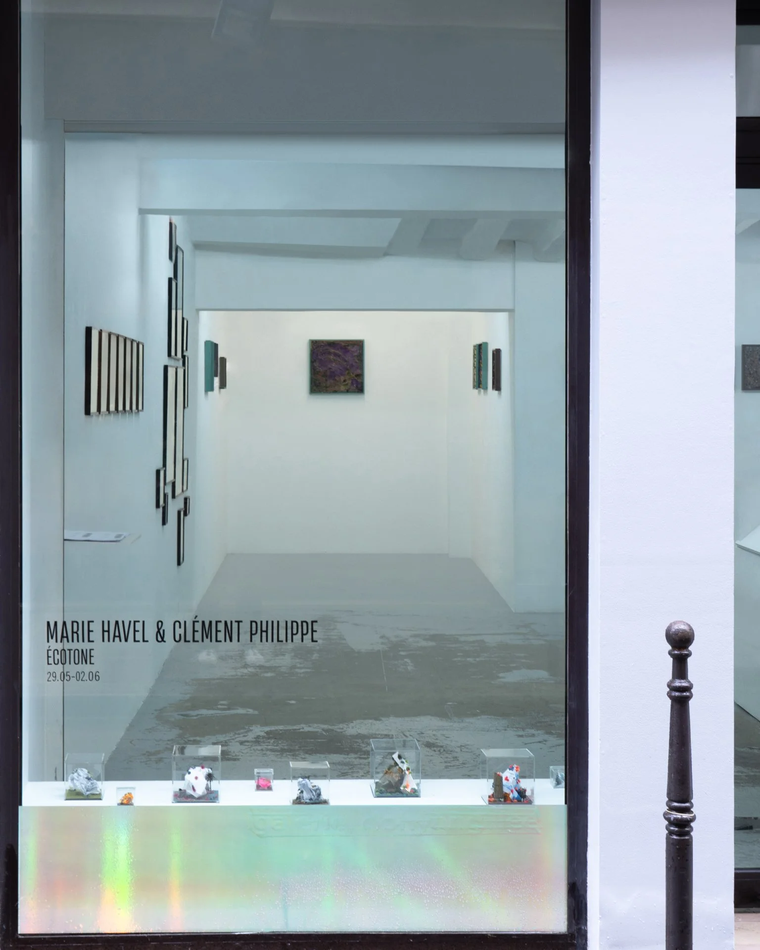 Photos de l'exposition "Ecotone" de Marie Havel et Clément Philippe - crédit photo : Inu Studio