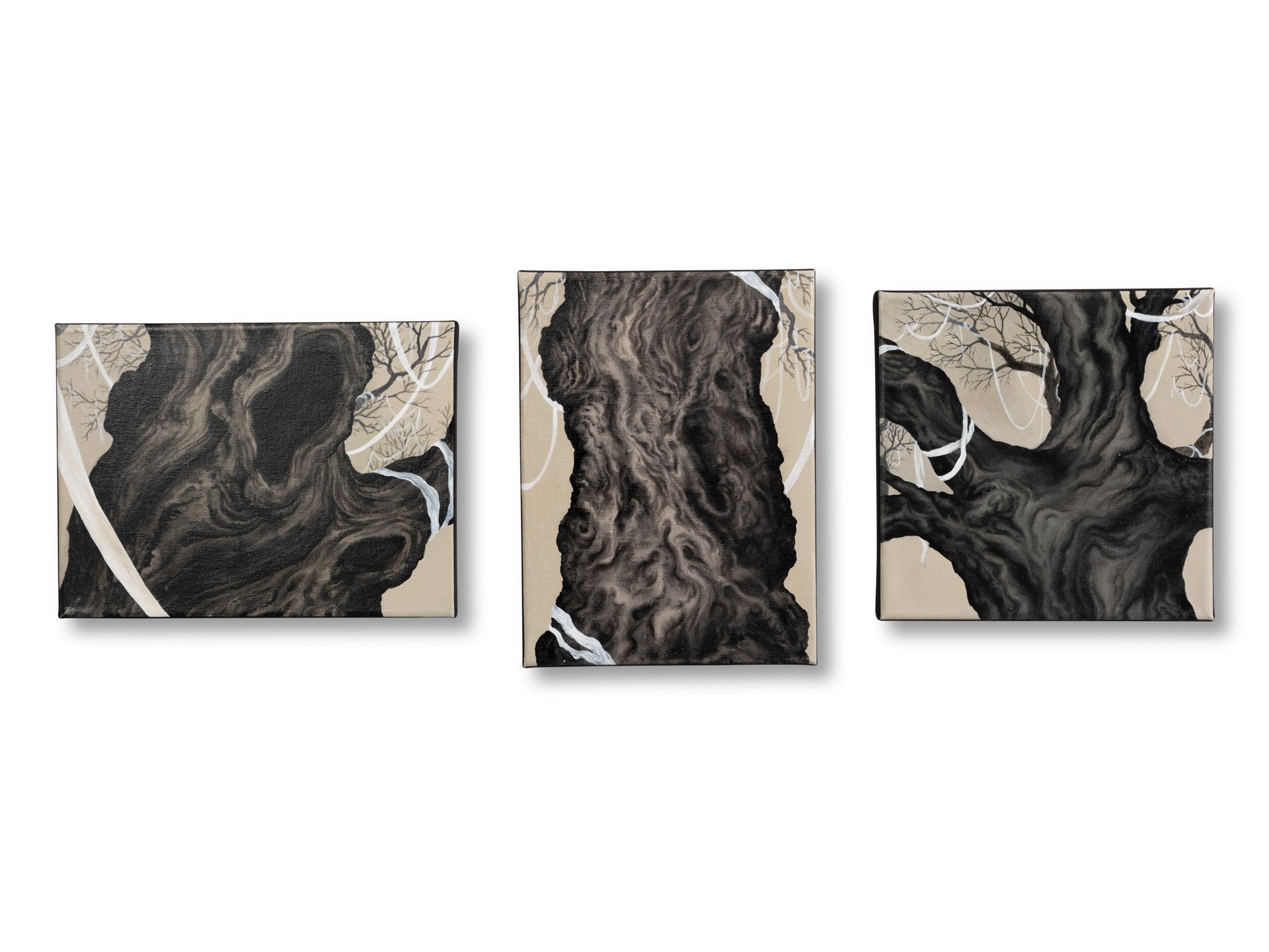 Photos de l'exposition "Au-Delà" de Yujoo Hong - crédit : Inu Studio