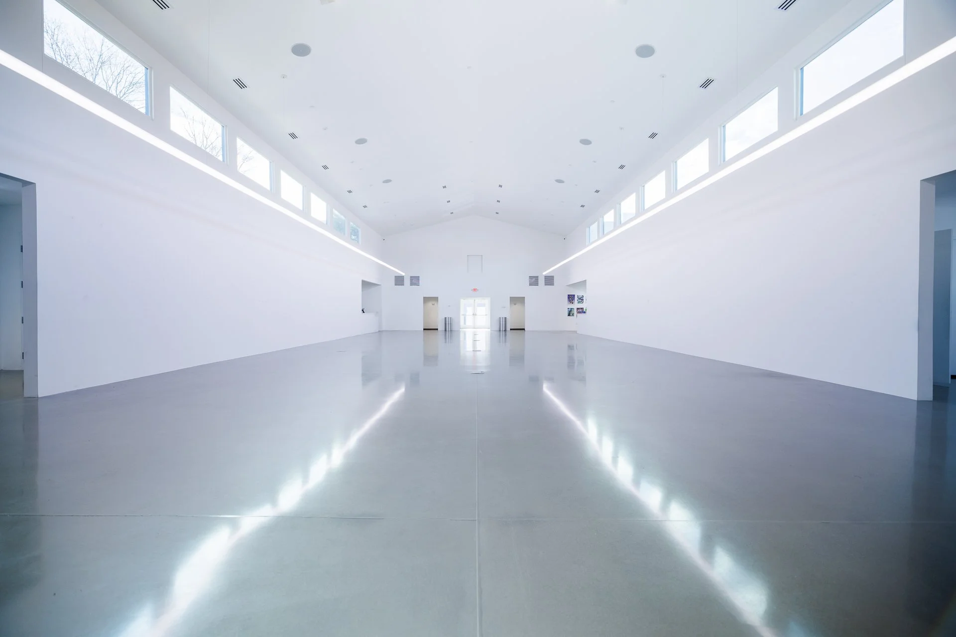 Large open floor plan at ABV Gallery, a 5,000 square foot event venue in East Atlanta Village.