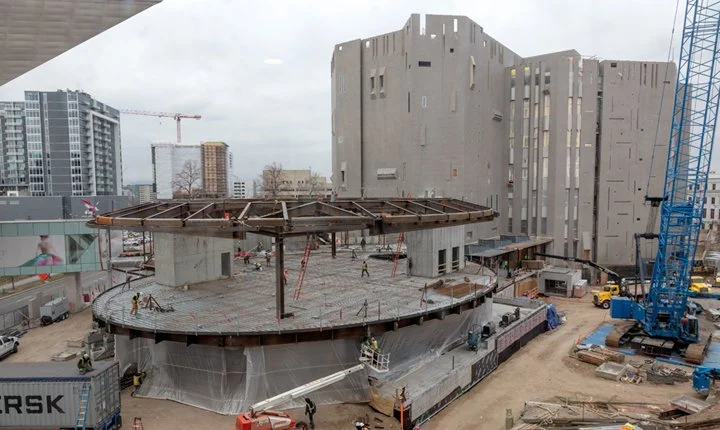 News '18: Denver Art Museum North Building Project Tops Out — Machado ...