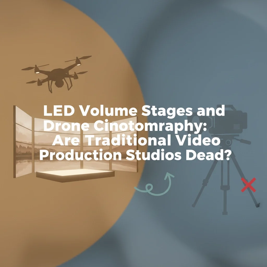 LED Volume Stages and Drone Cinematography: Are Traditional Video Production Studios Dead?