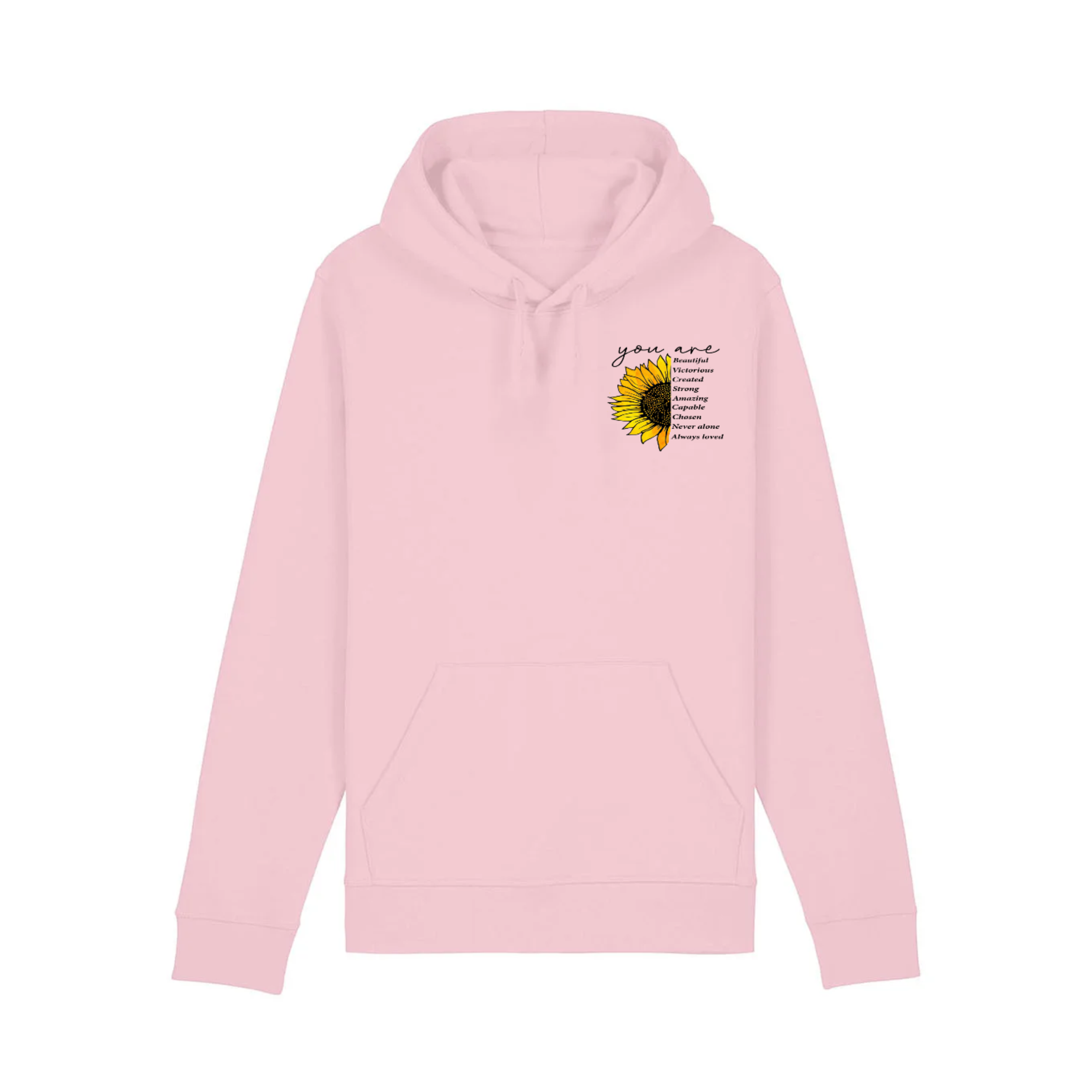 HOODIE DEAR PERSON BEHIND ME SUNFLOWER FRONT.png