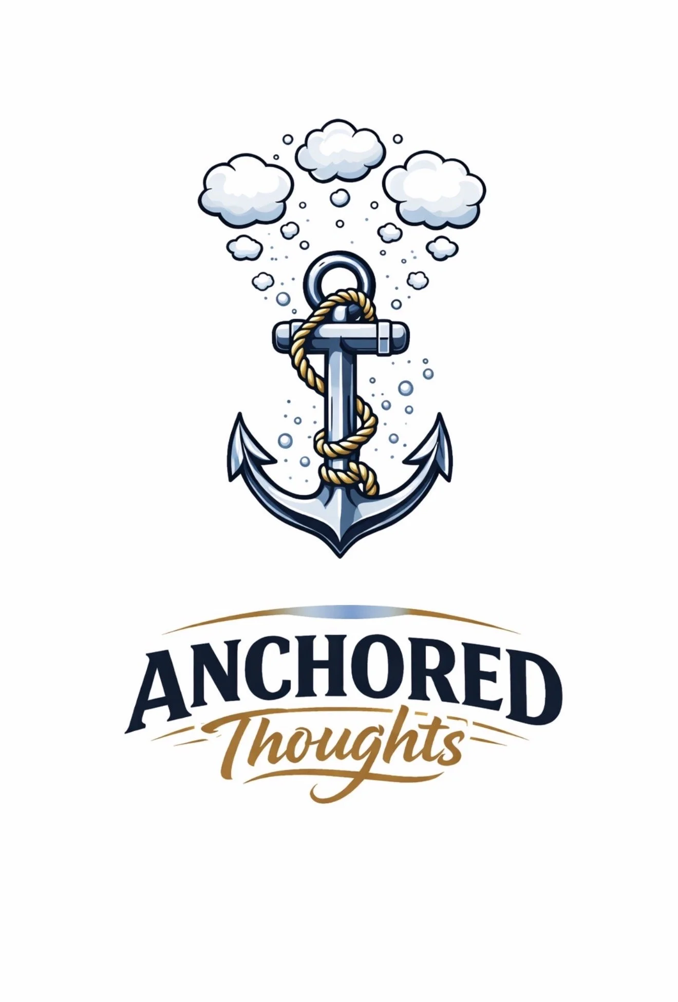 'Anchored Thoughts' a Mental Health Brand (Also by Good Evans Art) helpful tips to help you maintain grounded during periods of overwhelm, anxiety and depression.