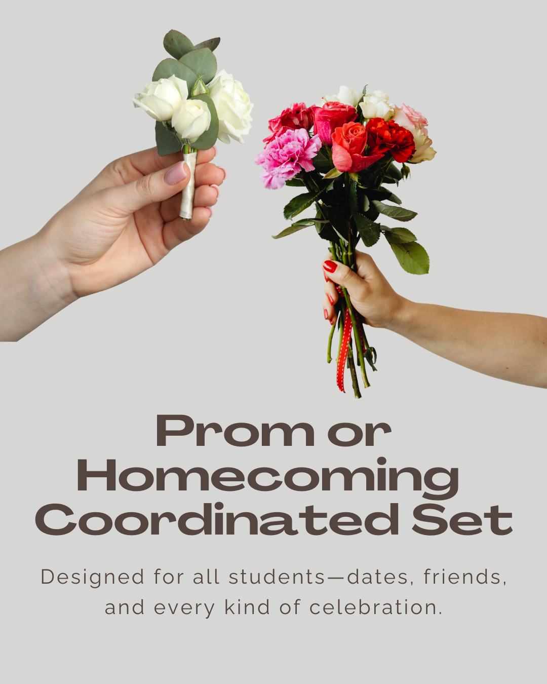 Prom & Homecoming Flowers – Coordinated Pair