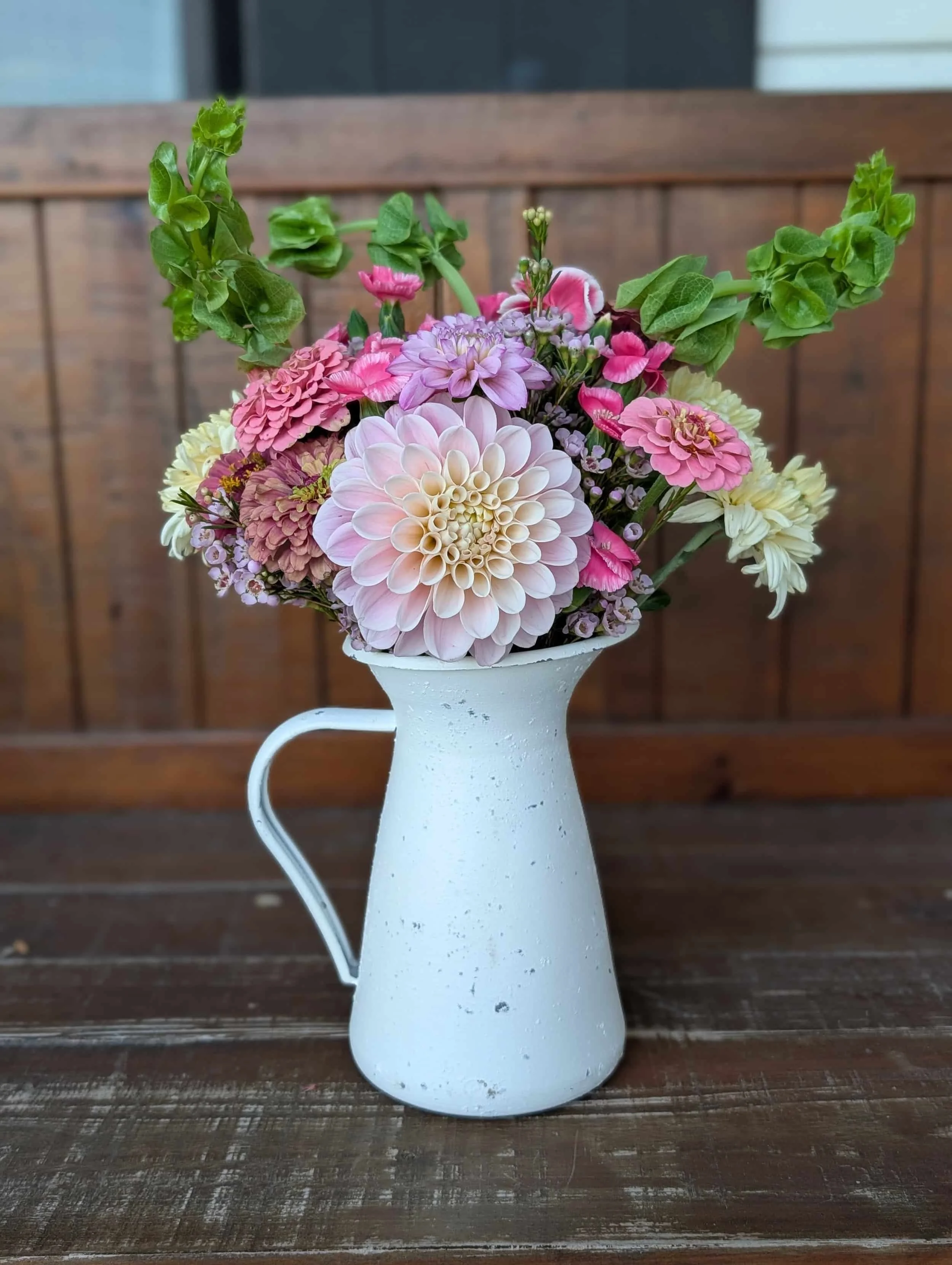 Farmer's Choice Dahlia Mums and Bells of Ireland_compressed.jpg