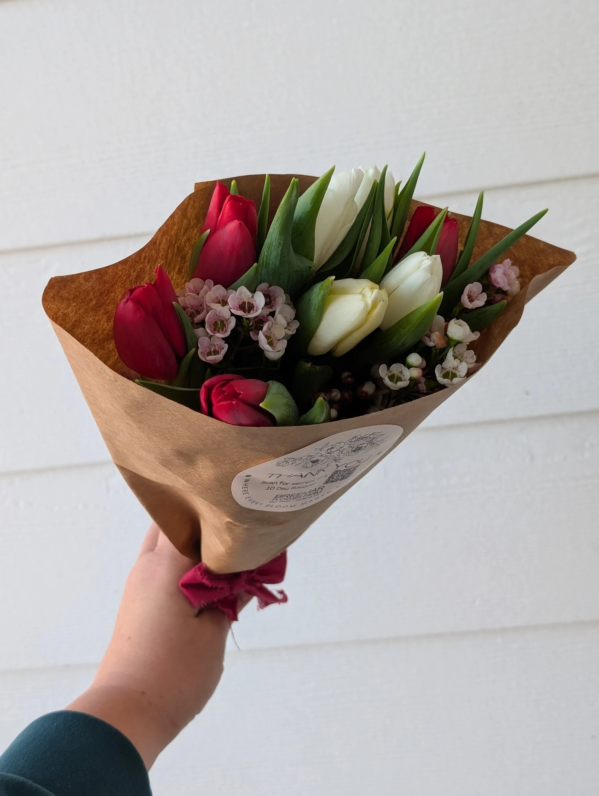 10 Custom Bouquet Sleeves