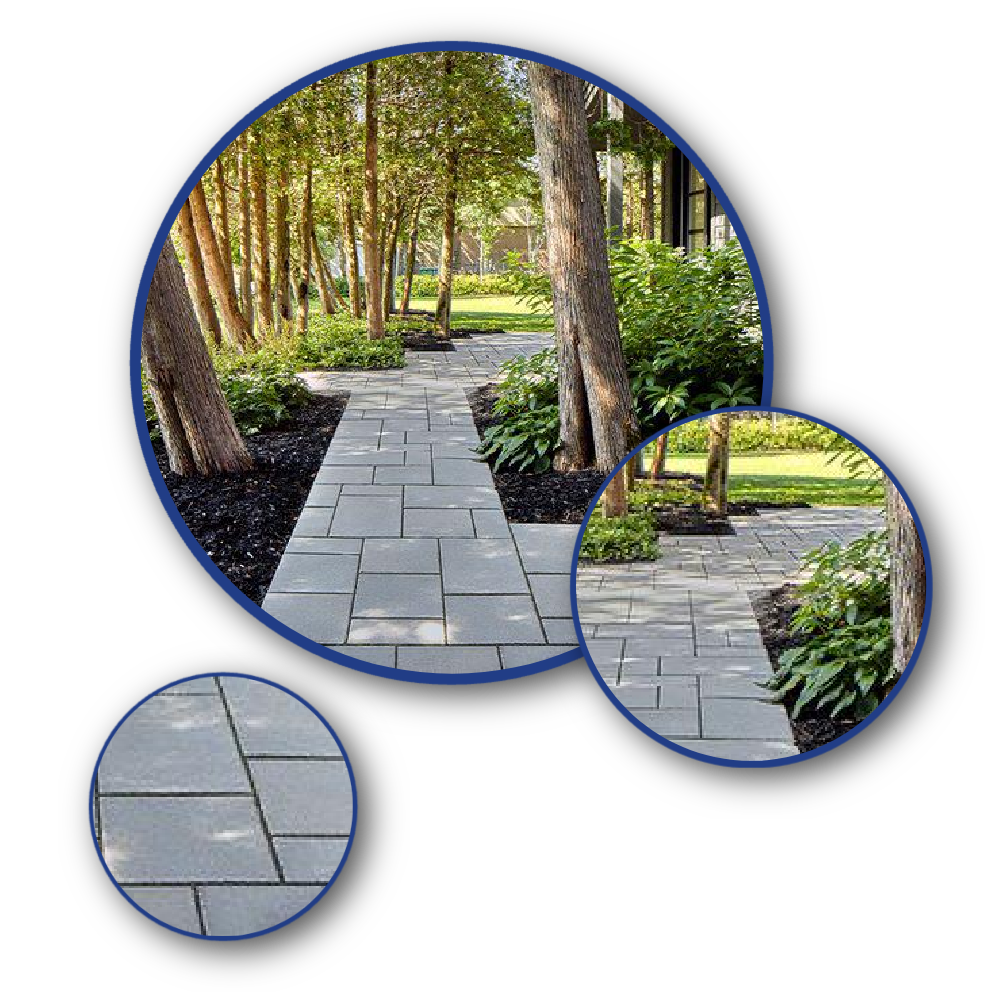 Walkway with Techo-Bloc pavers in King of Prussia, PA