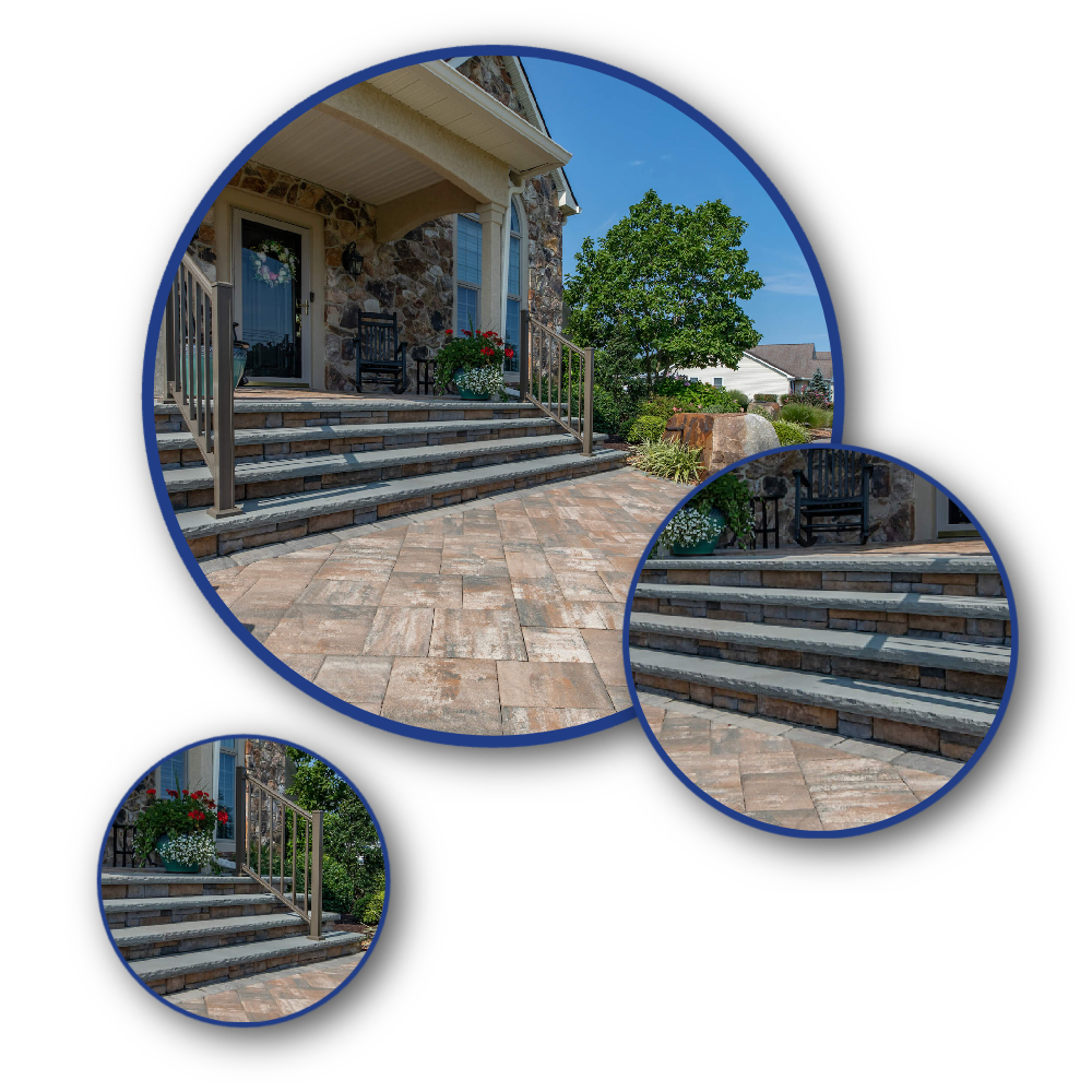 Steps &amp; Stairs | EP Henry, Techo-Bloc, Unilock Pavers in Gap, Lancaster County PA