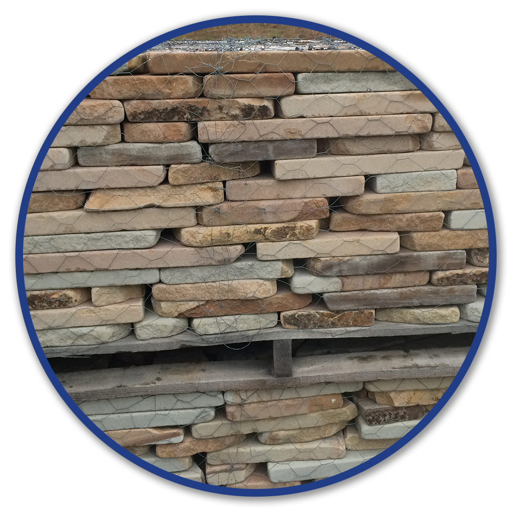 Natural landscape stone in Lancaster County, PA