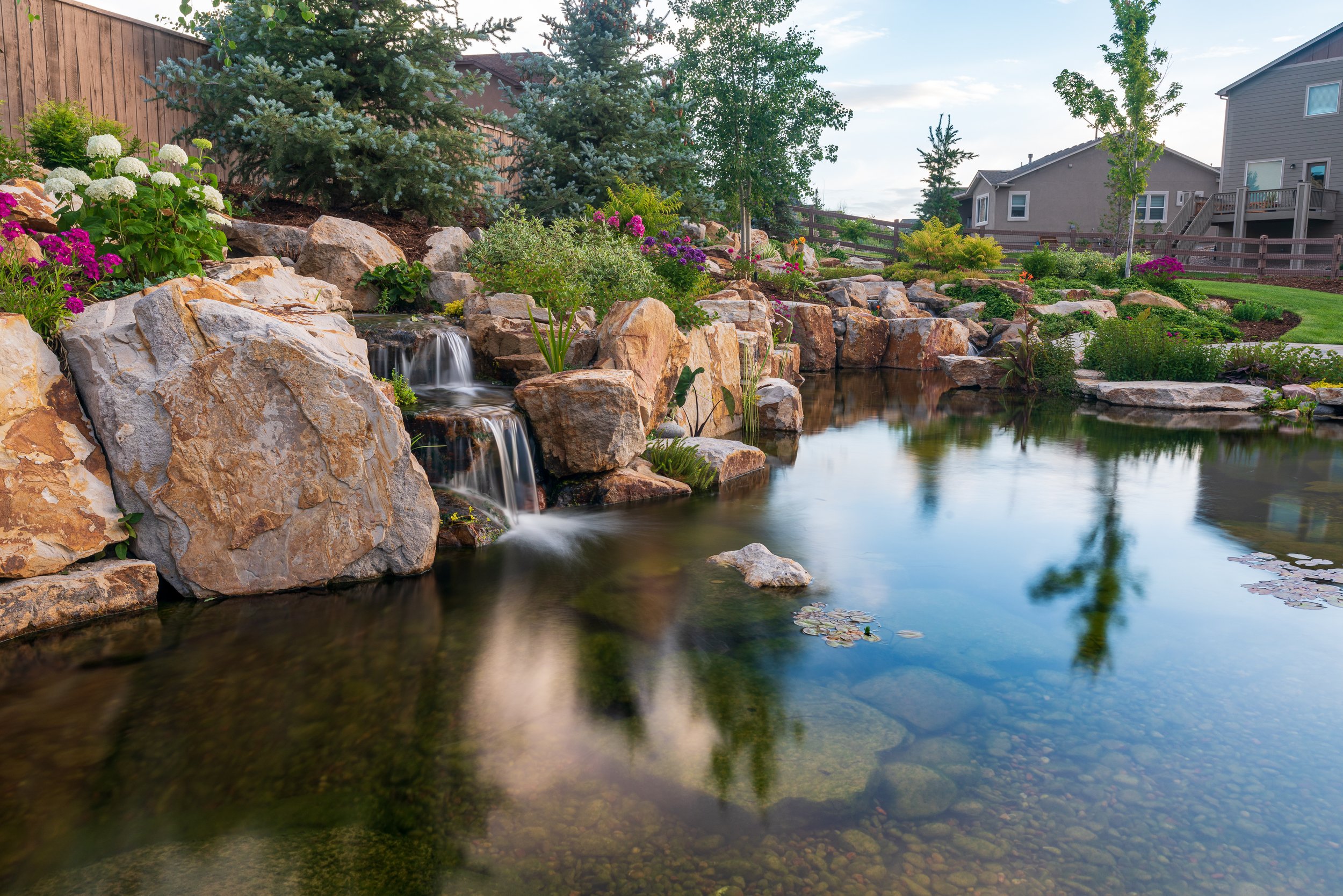 Ideas for pond and water fountain in Colorado Springs, CO