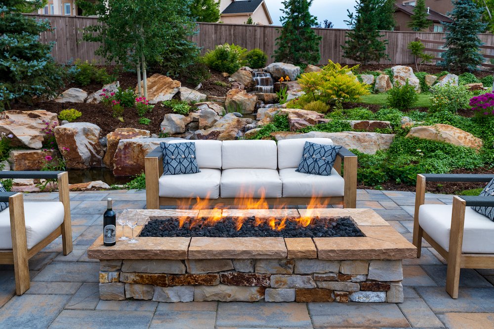 Stunning fire pit in Colorado Springs, CO