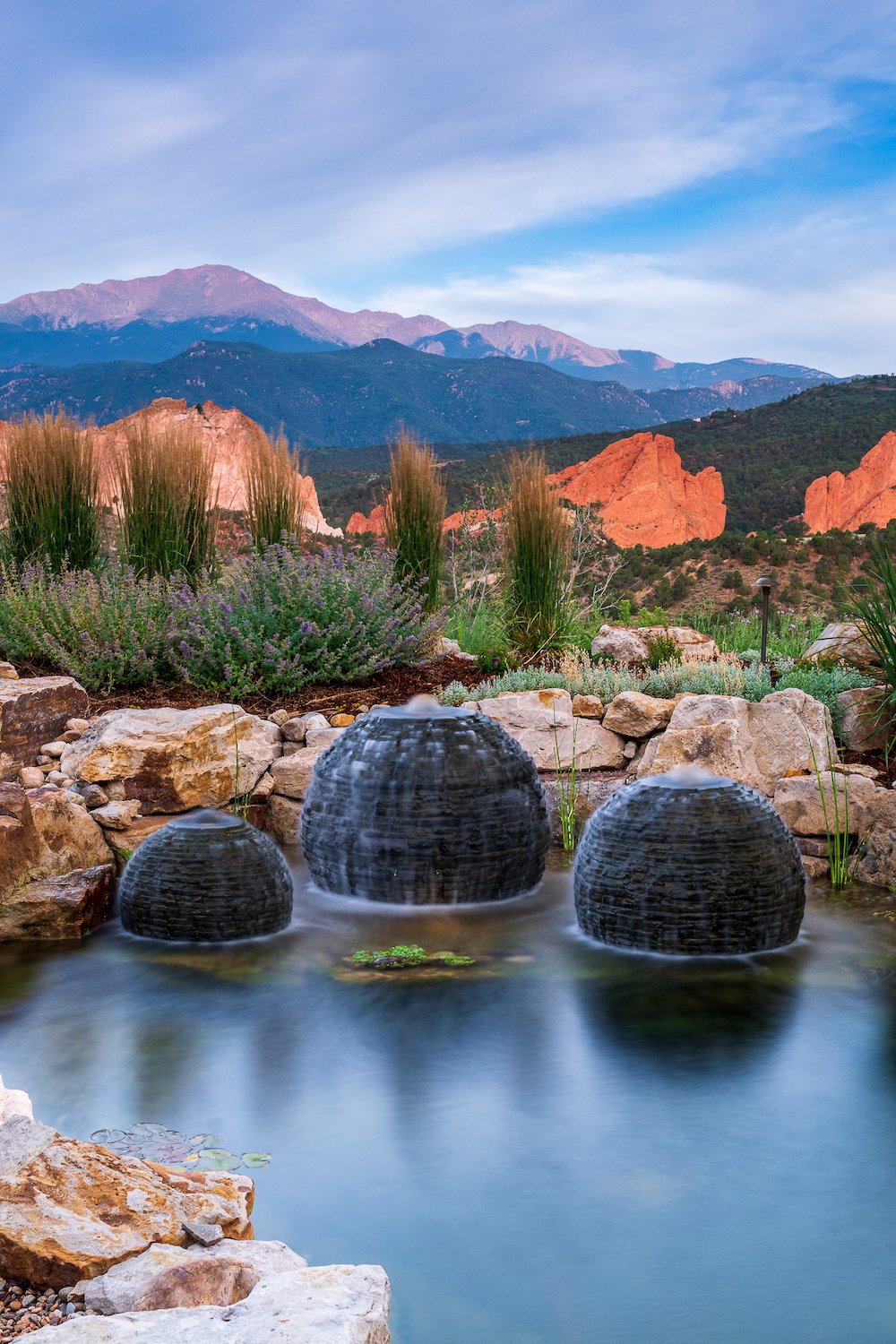 Water Fountain in Northgate, Castle Pines, Briargate, The Pinery, Colorado Springs CO