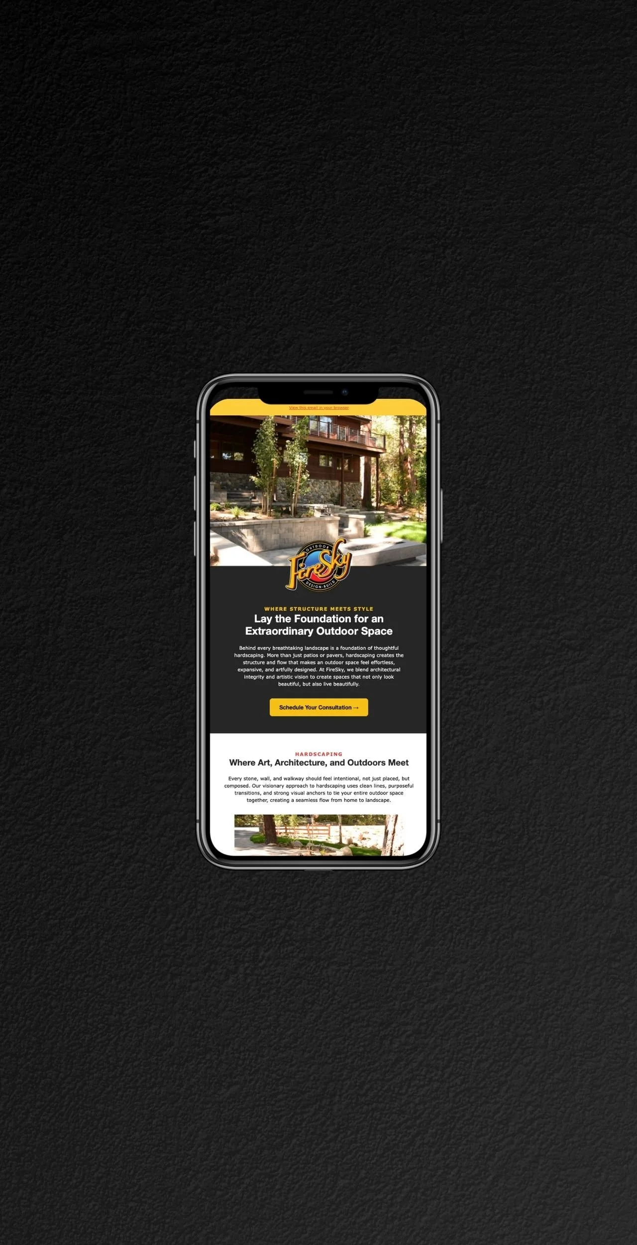 Email strategy supporting homeowners researching landscape projects