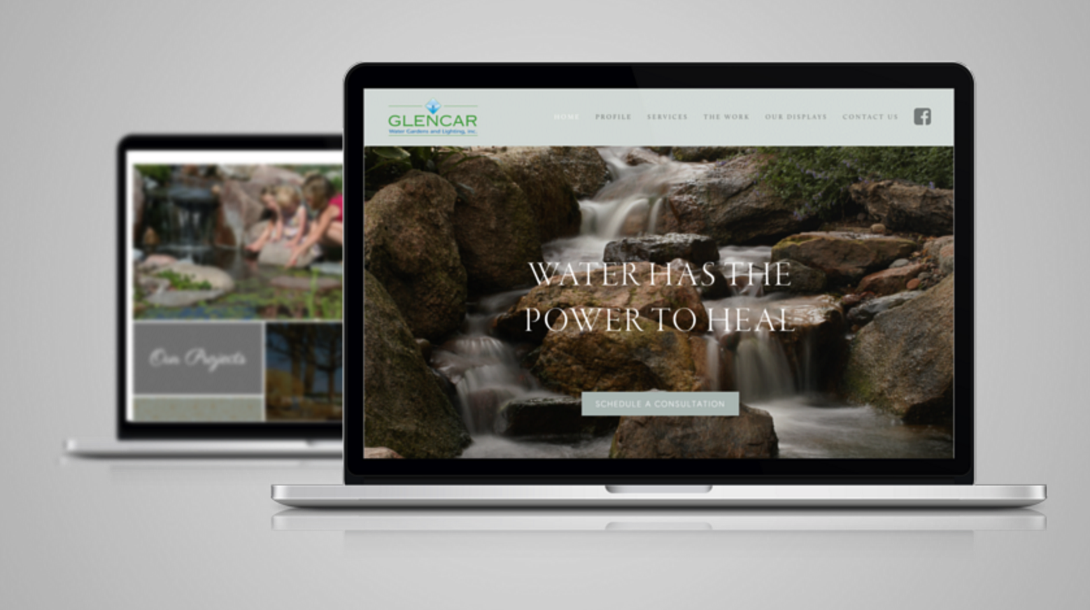 Case Study: Water Garden/Landscape Lighting Contractor gets a new responsive website