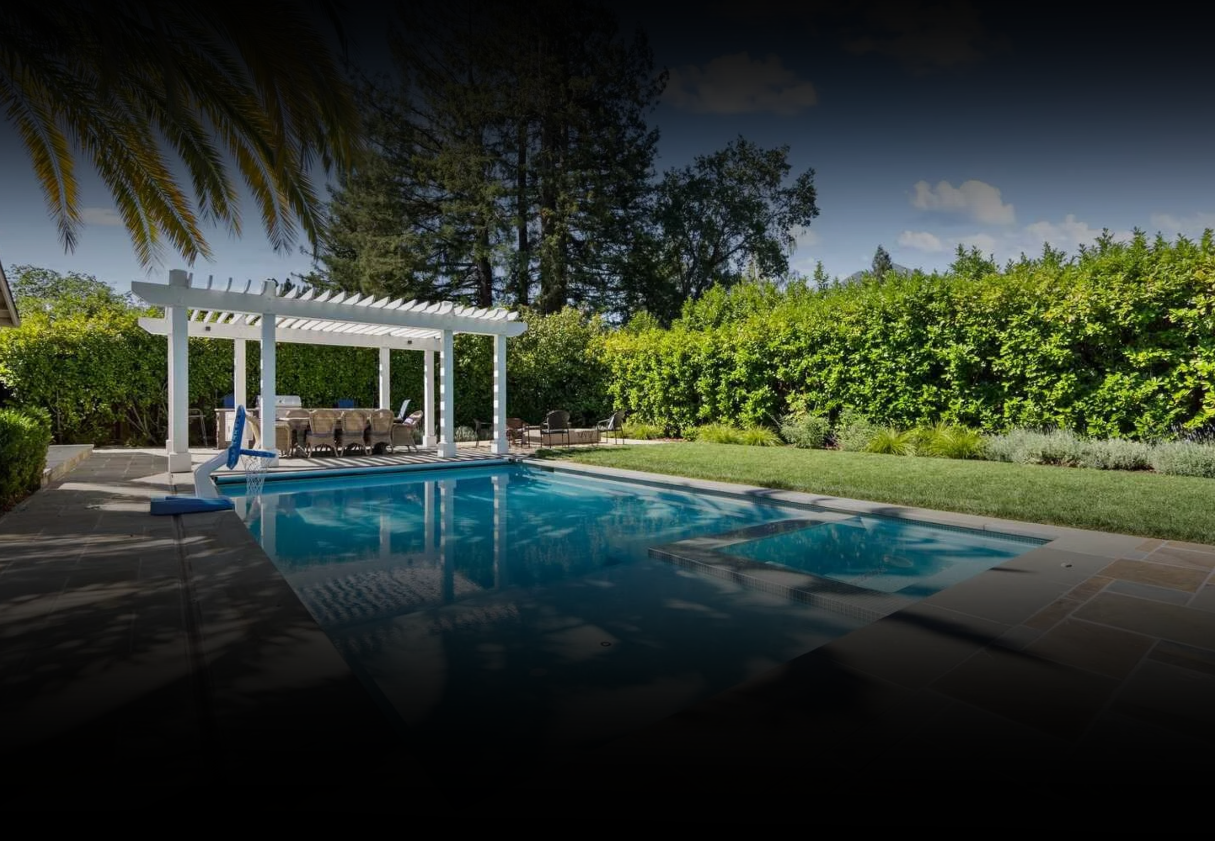 High-end outdoor living and landscape design project photography