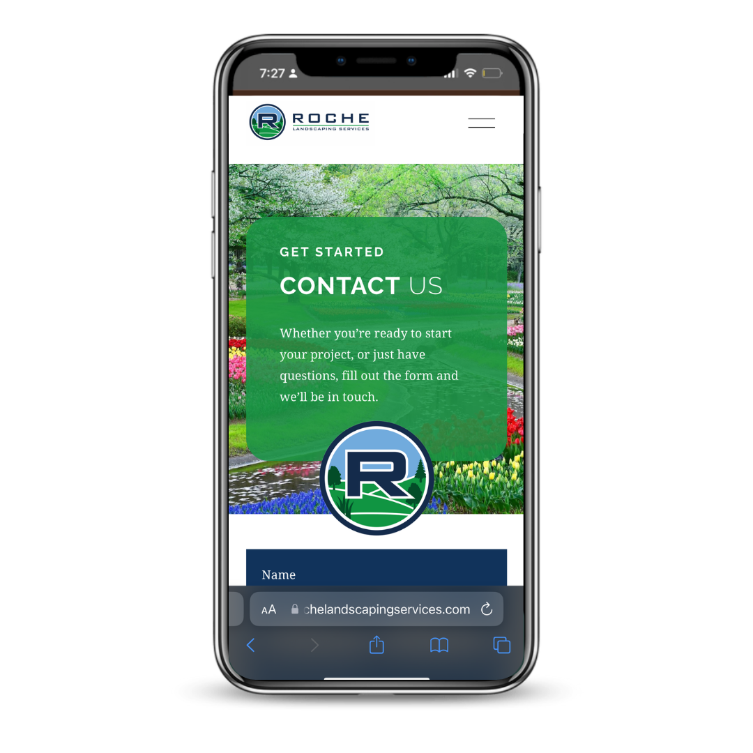 Commercial landscaping website design by Halstead