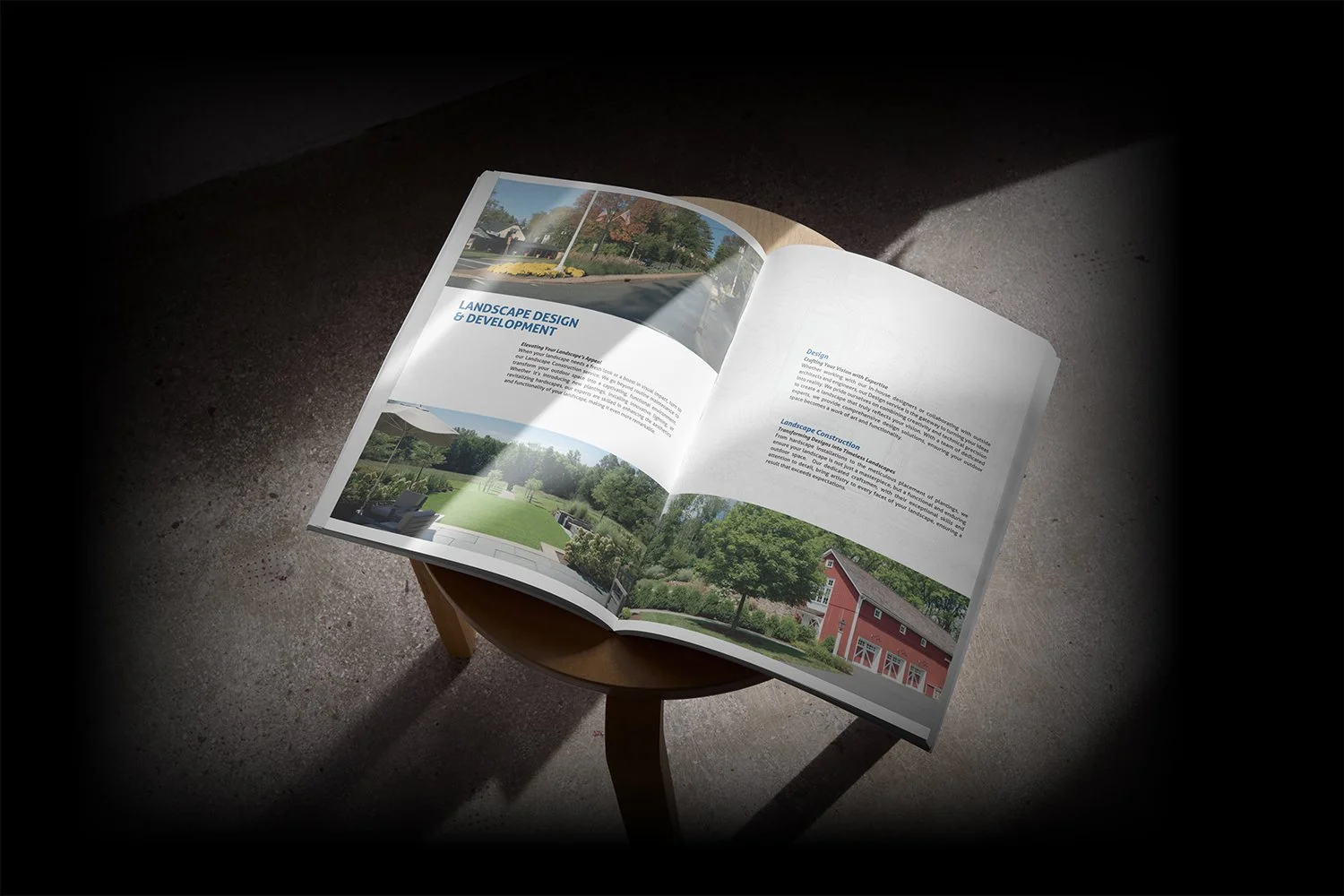 full-service landscape contractor sales brochure