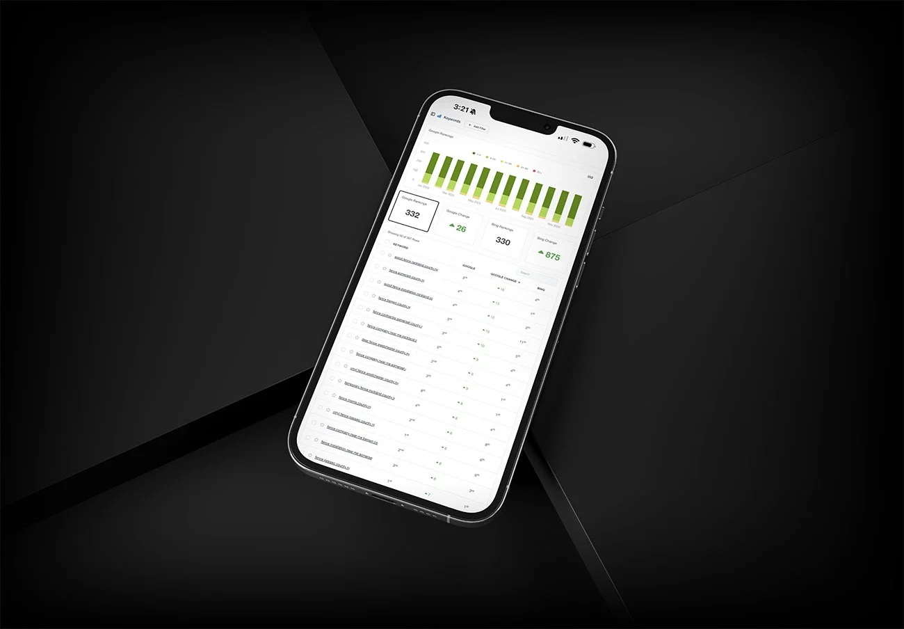 SEO rankings for Landscape Design Companies