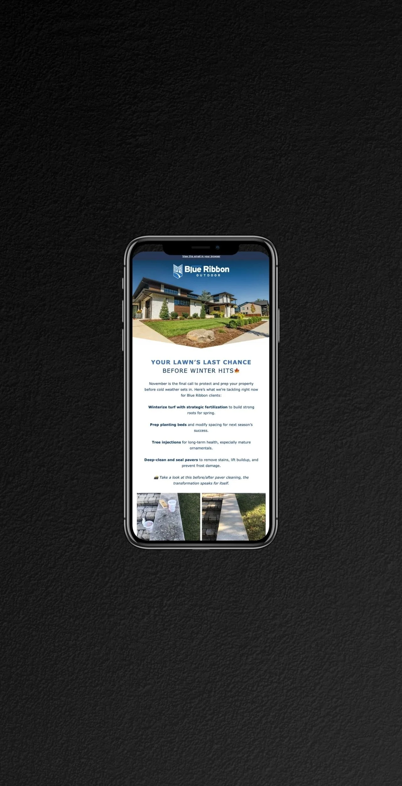 Email automation supporting commercial and residential clients
