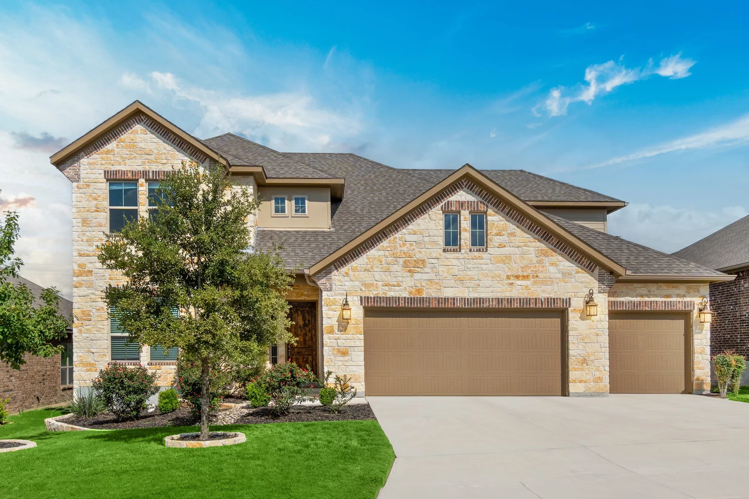 Burleson, TX Patio Cover, Inground Pool, Outdoor Kitchen, Fire Pit