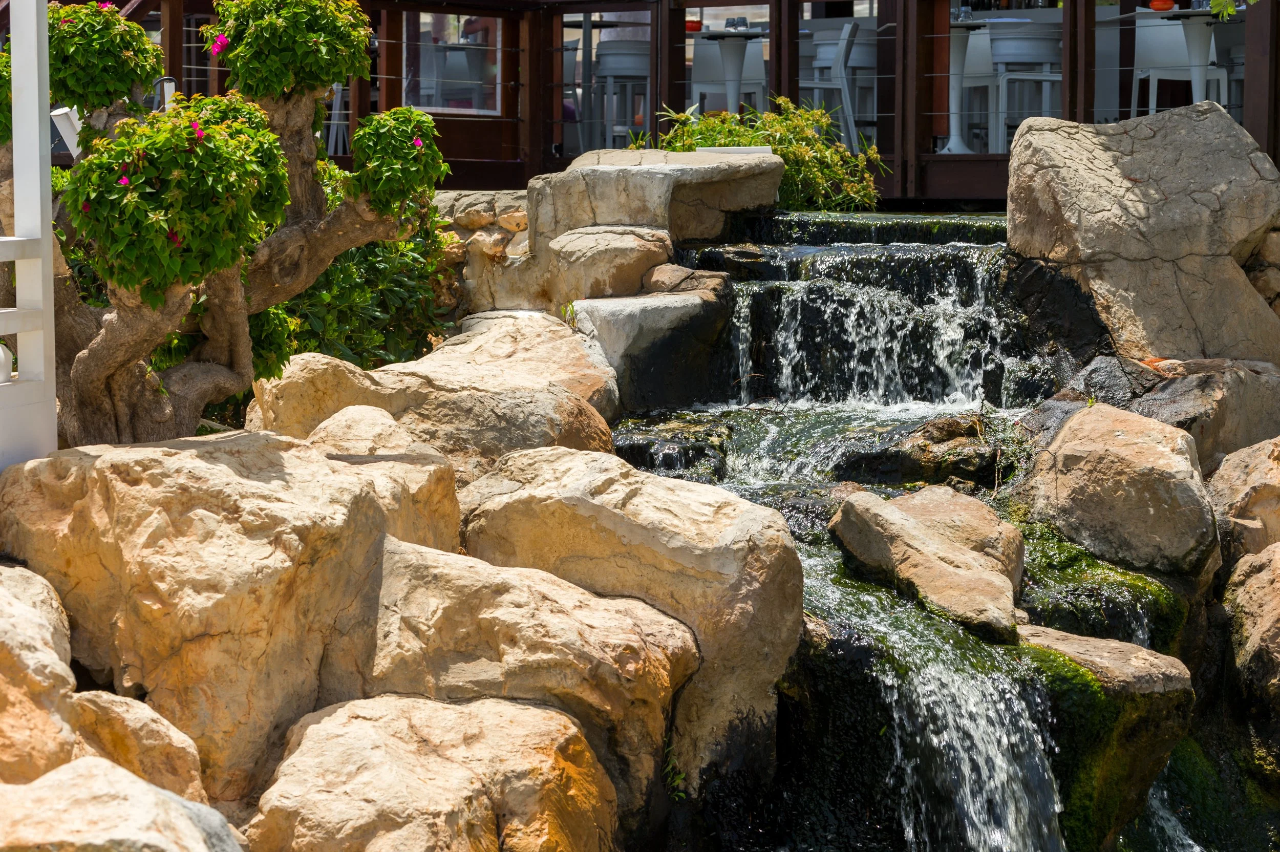 Stunning water feature in Trophy Club, TX