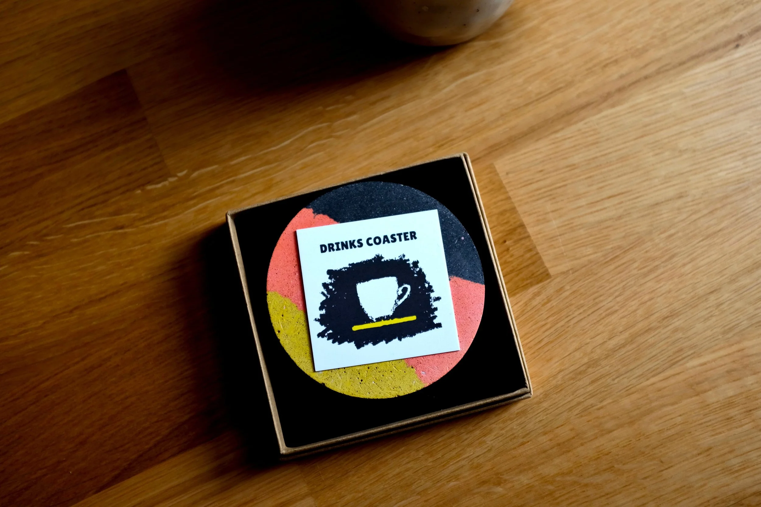 Germany Flag Drinks Coaster by Art for Foodies (2).JPG