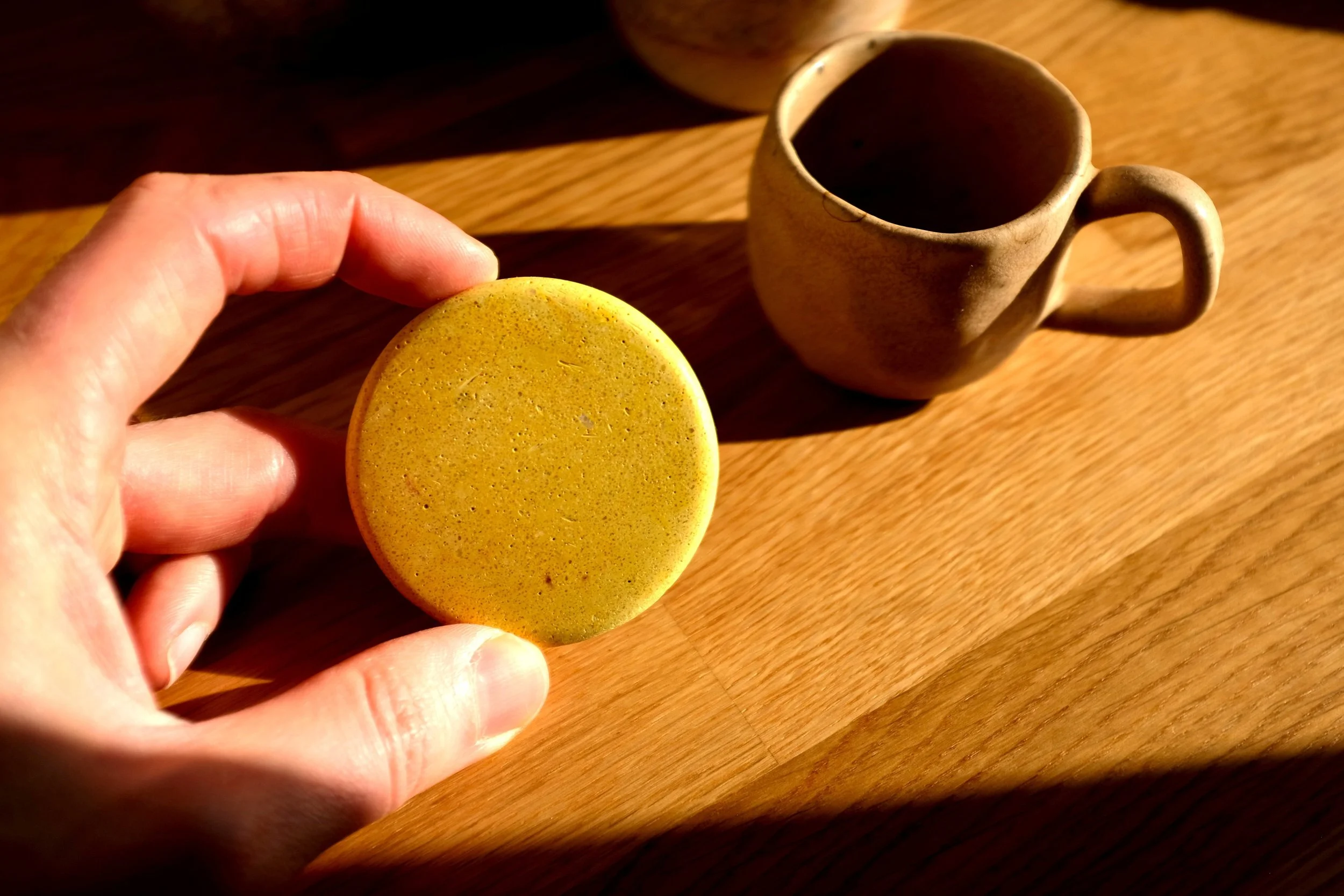 Butter Yellow Espresso Coaster (3).JPG
