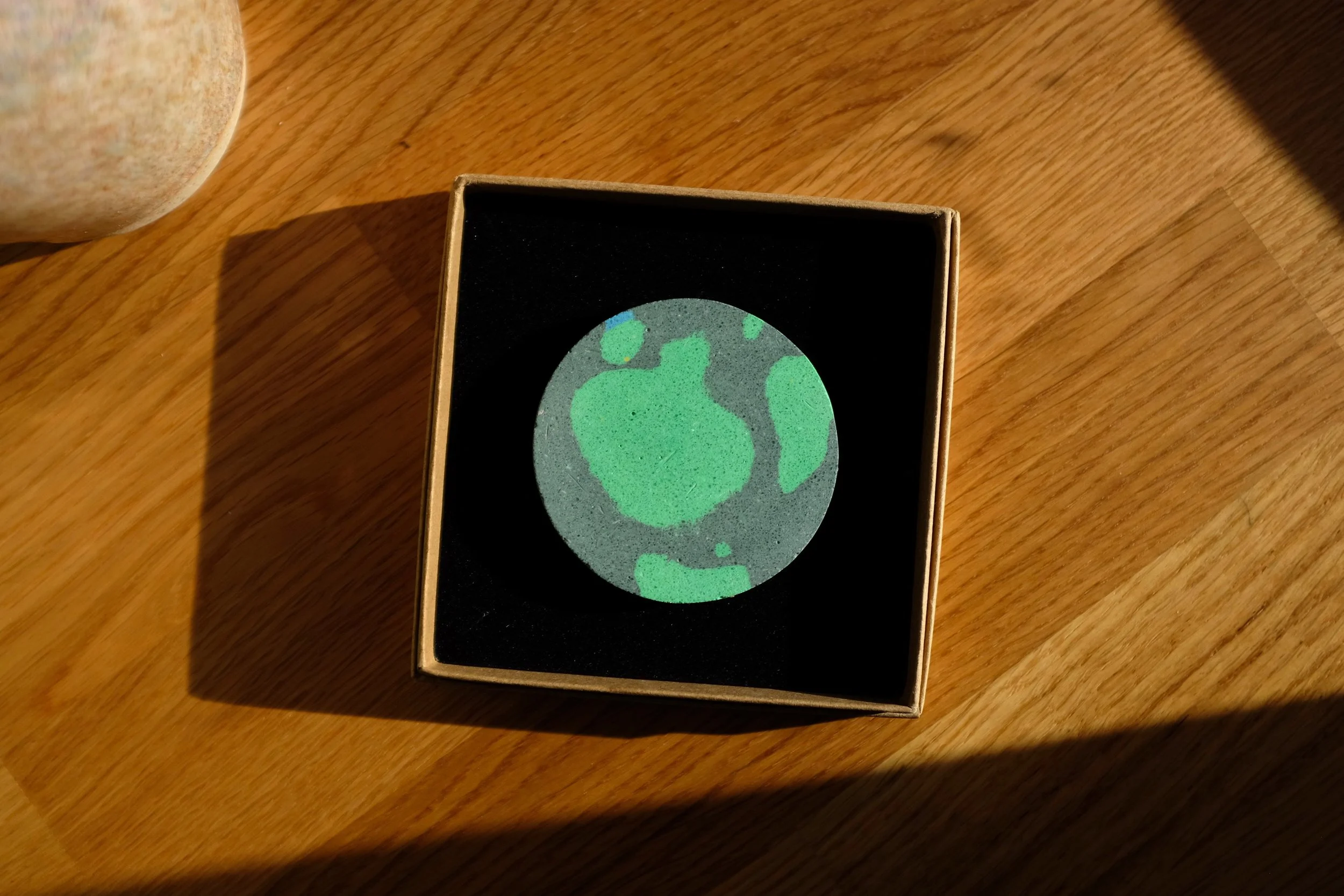 Two Tone Mid Green Espresso Coaster (2).JPG