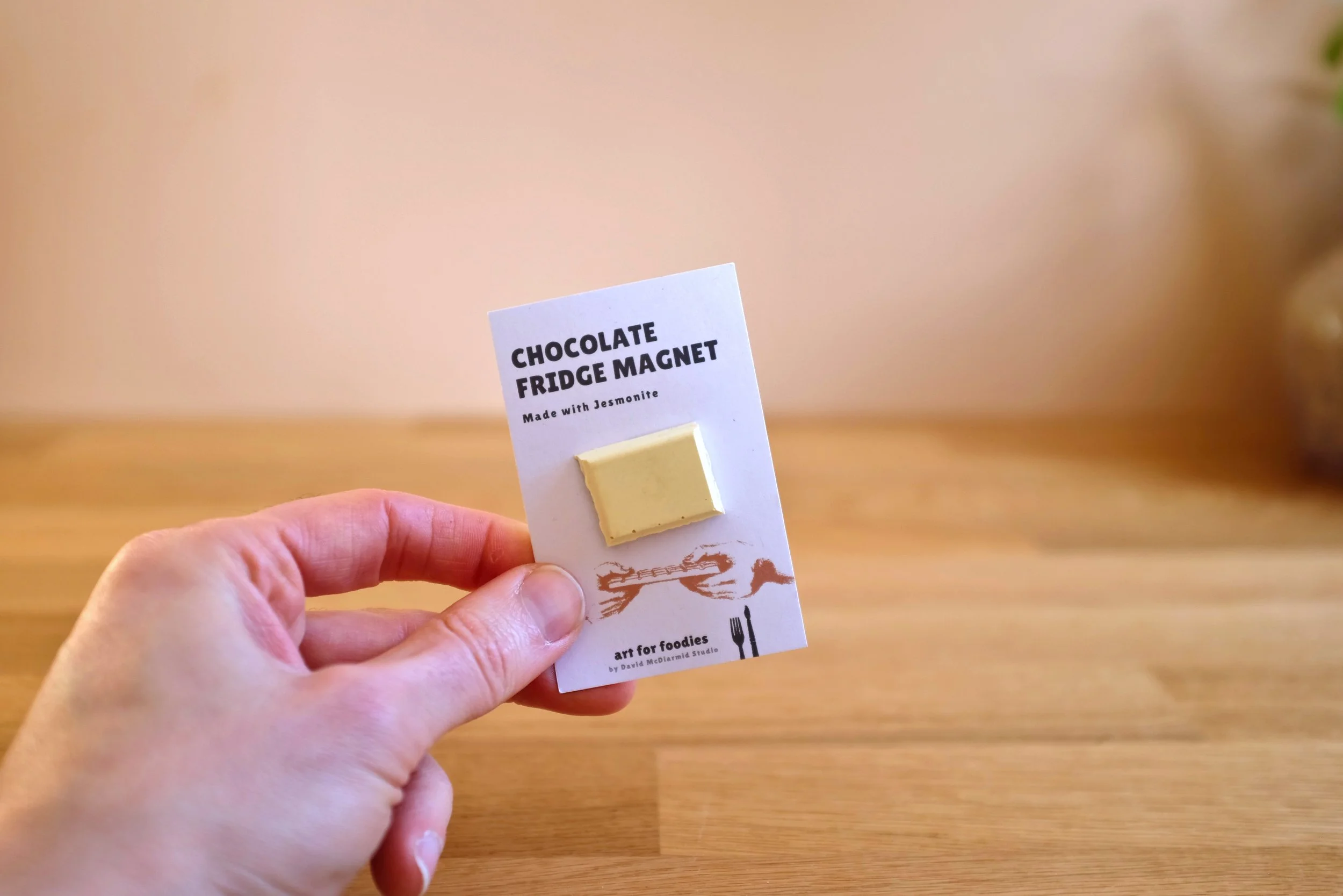 White Chocolate Fridge Magnet