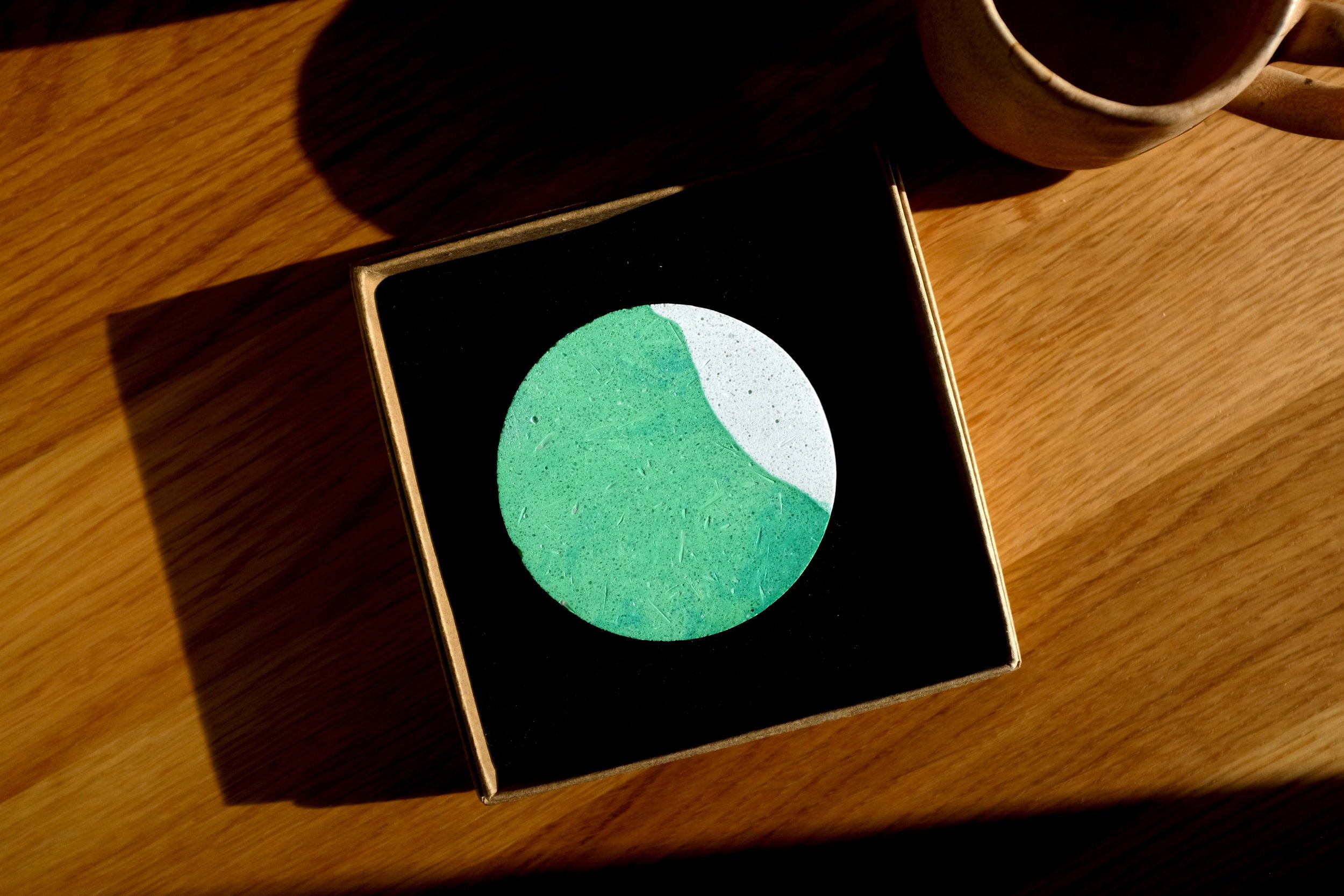 Green White Espresso Coaster (2).JPG