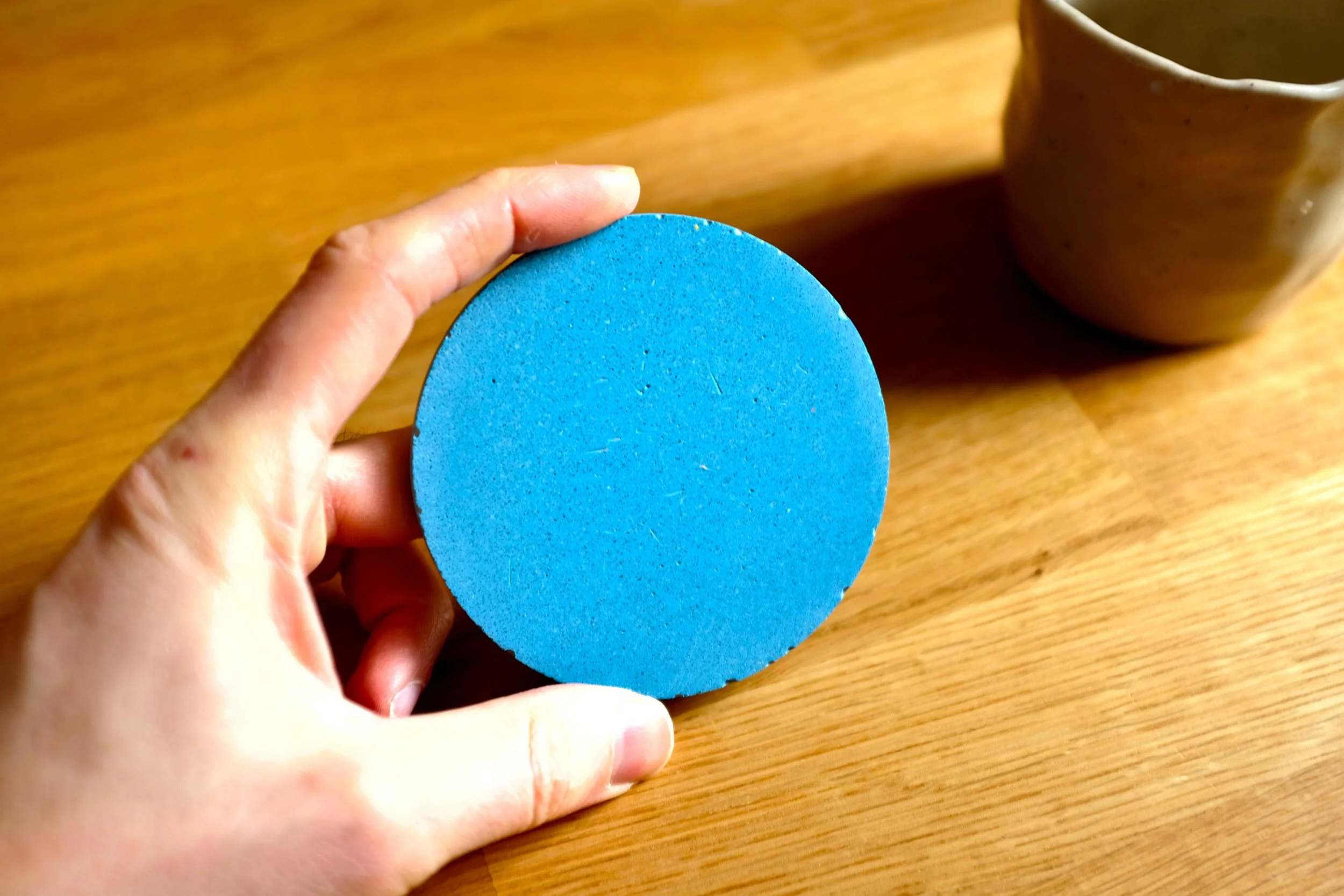 Sky Blue Drinks Coaster
