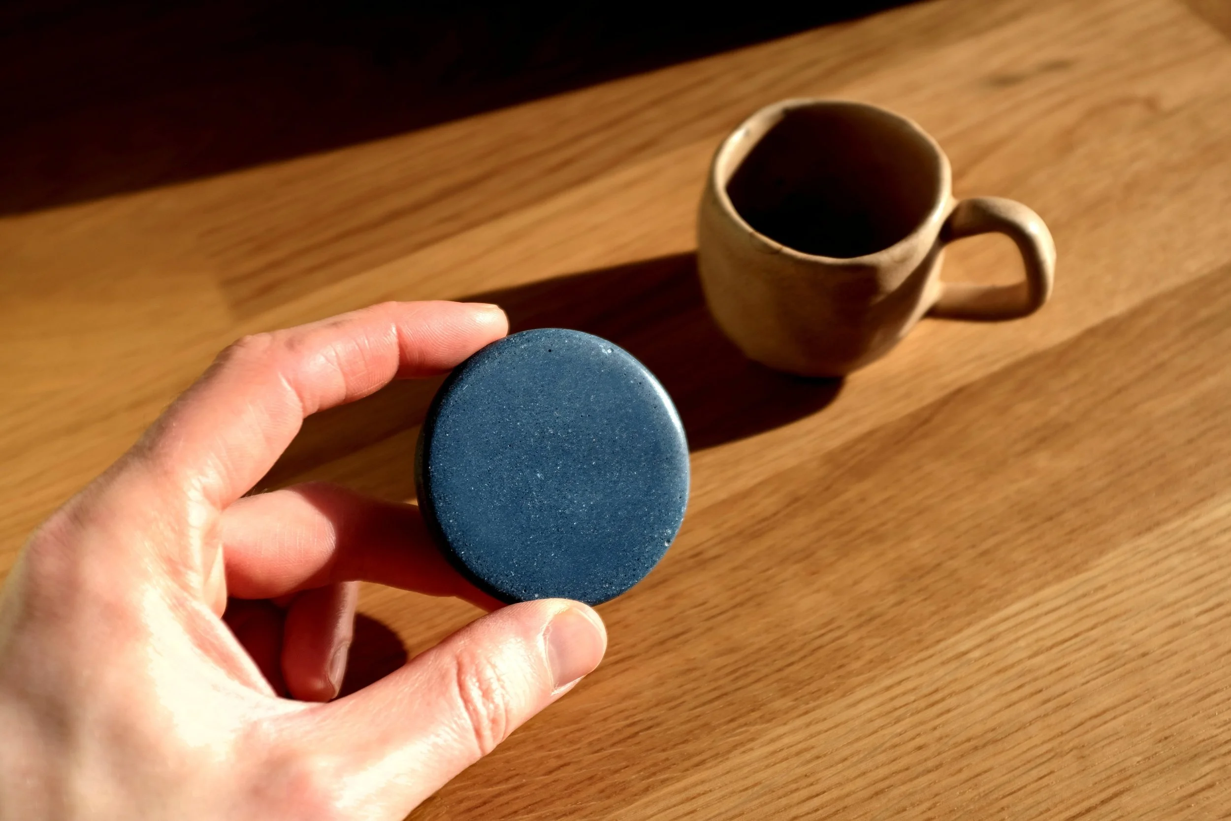 Aubergine Colour Espresso Coaster