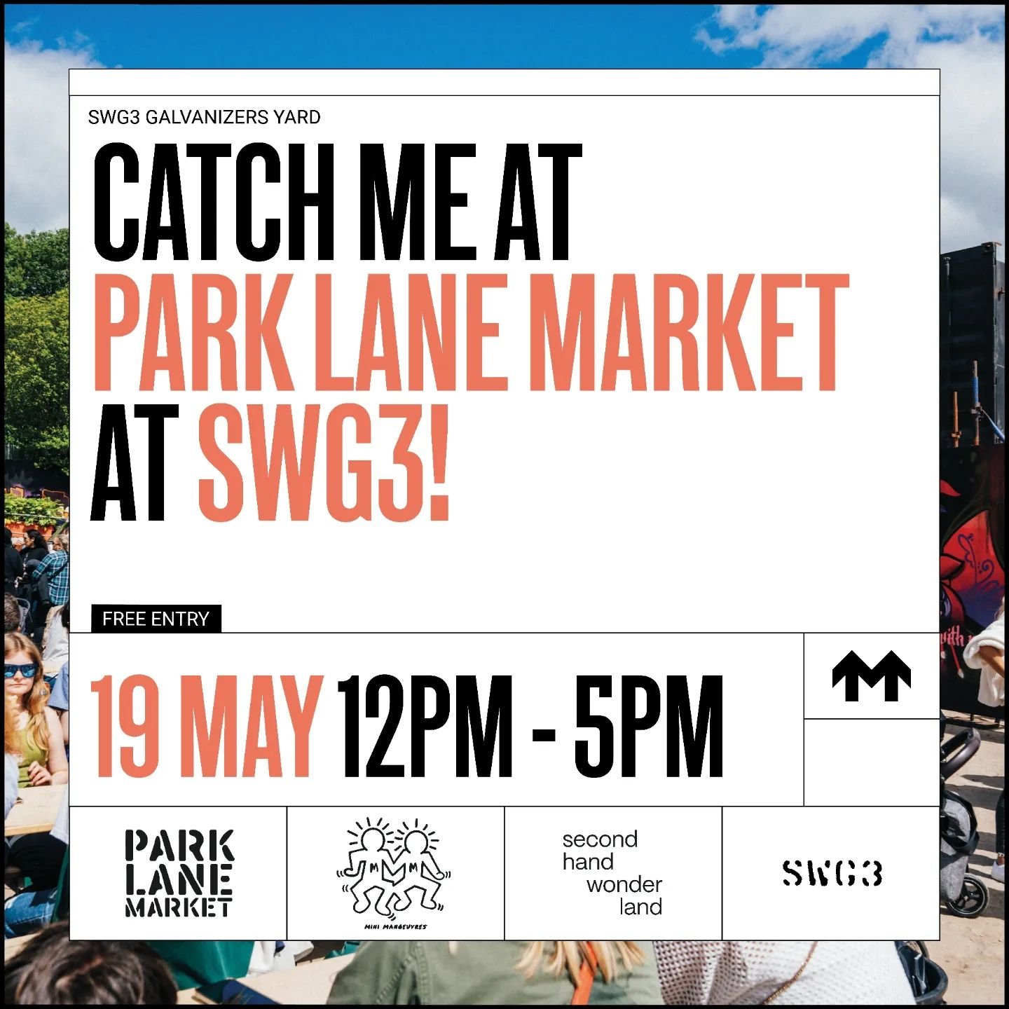My next market is this Sunday at @swg3glasgow for a special rendition of @parklane.market 

12-5pm

See ya there 👋

#parklanemarket #swg3 #glasgow #glasgowevents #glasgowmarkets #sundayplans #marketdates #upcomingmarkets #whatsonglasgow