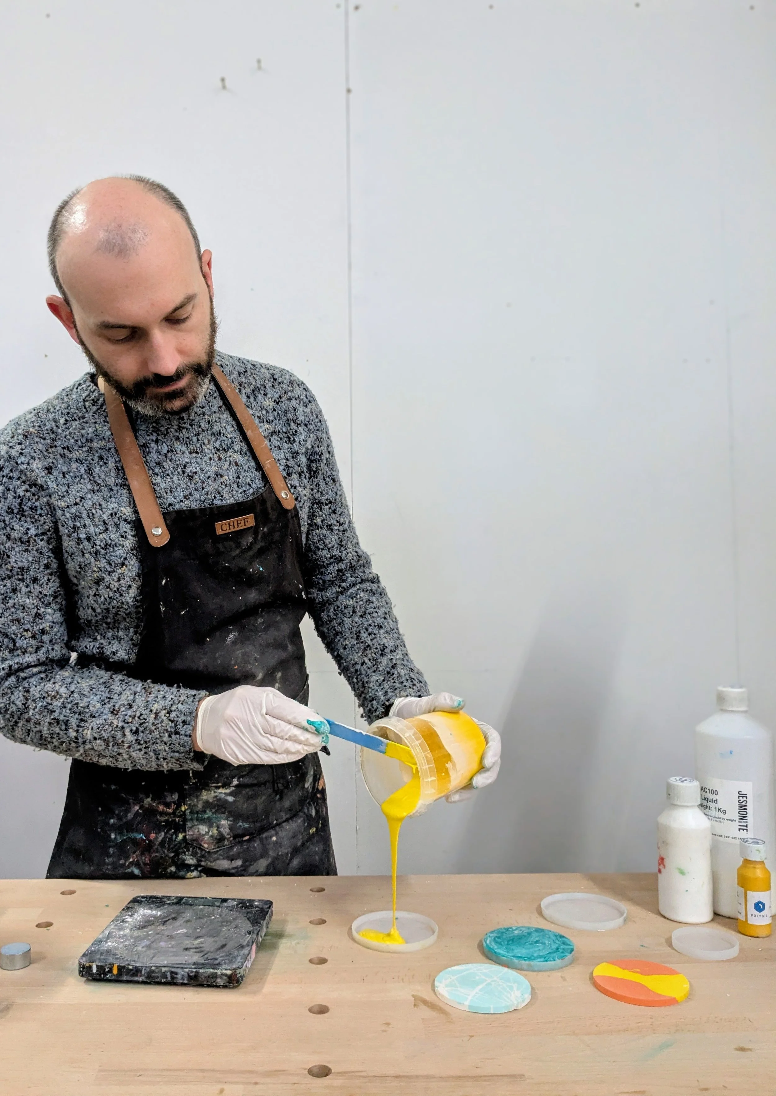 Beginners Jesmonite Coaster Casting Workshop - Morning Session